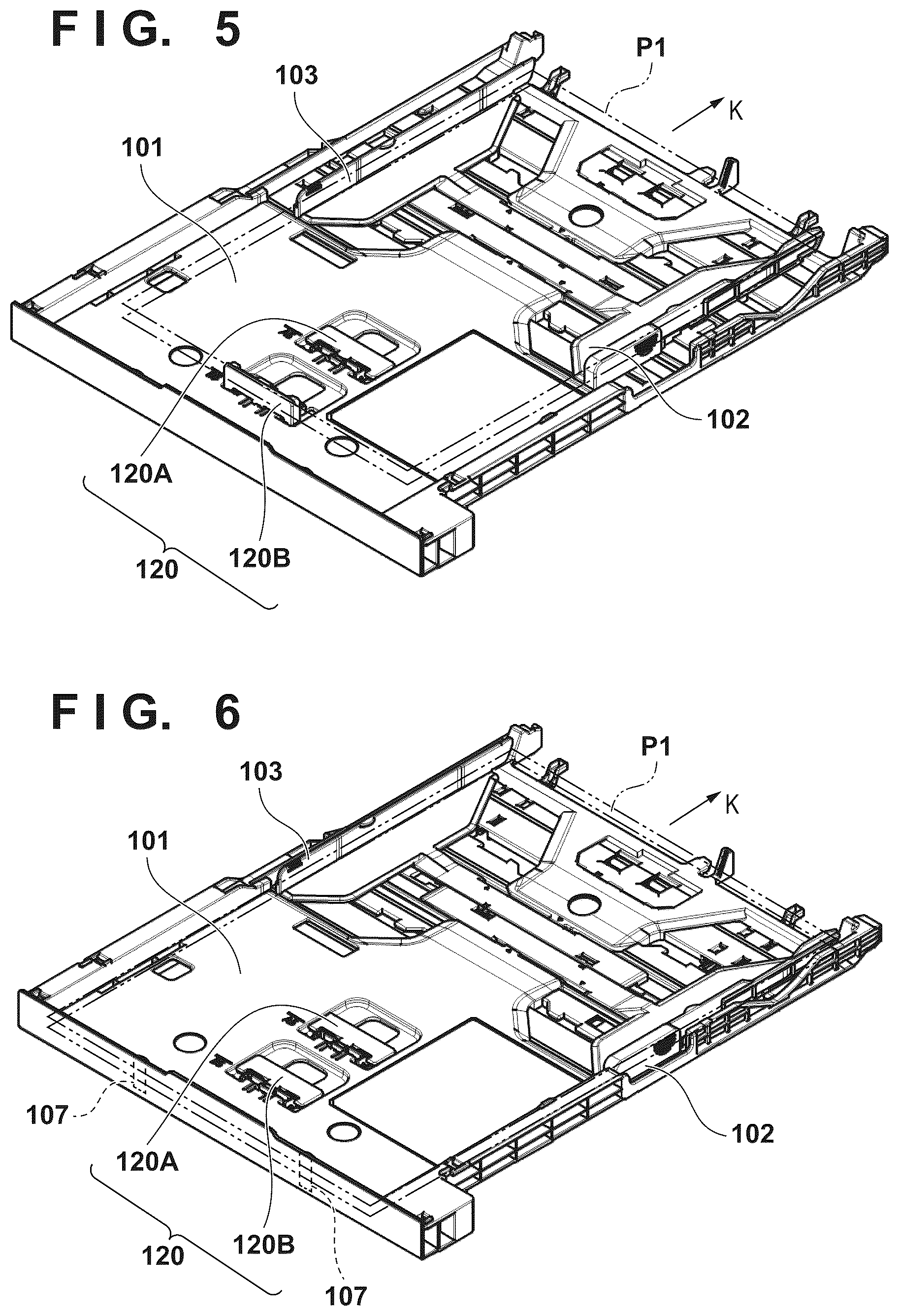 Patent US12103803 Figure 5 – Cassette and printing apparatus