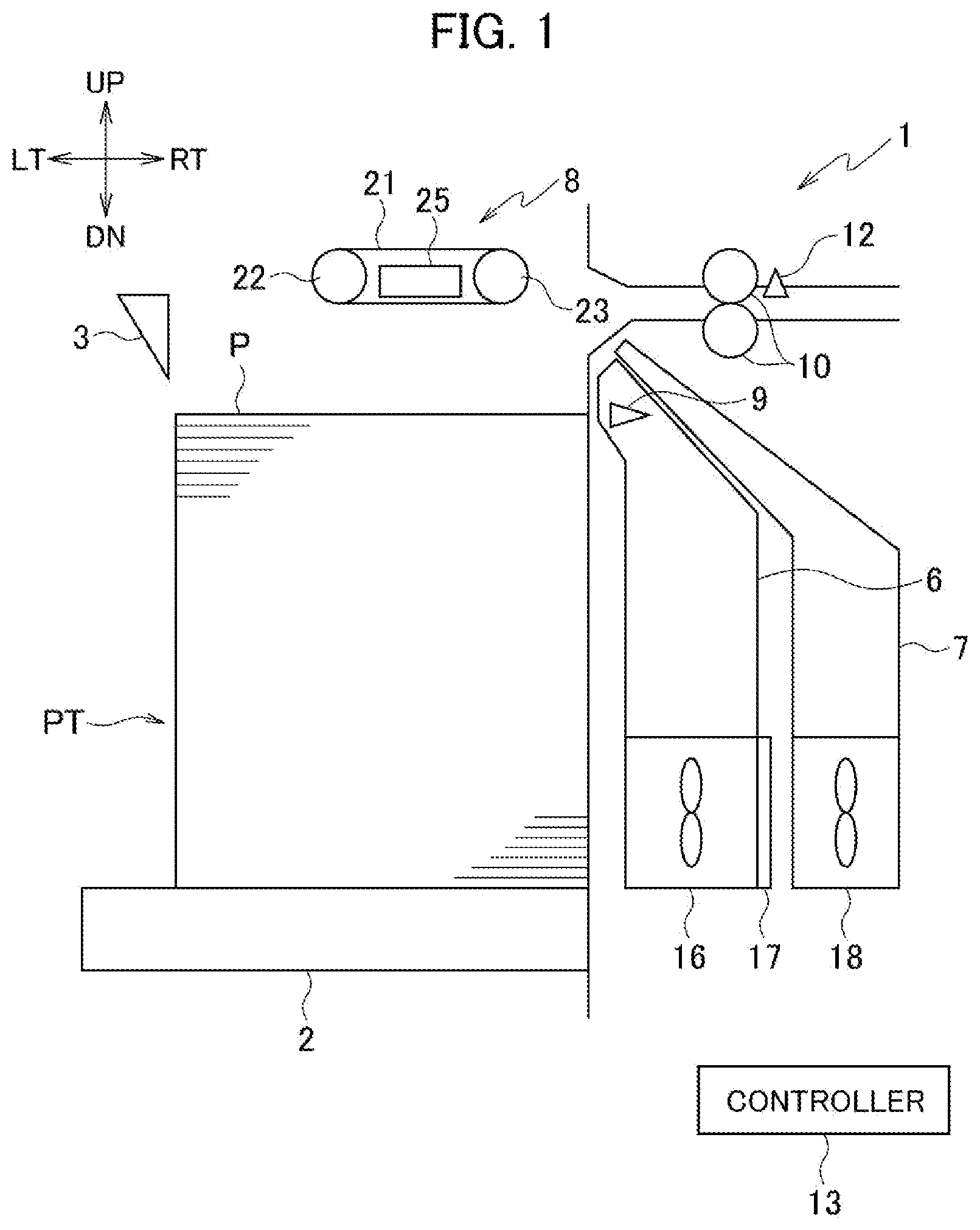 Patent US12103804 Figure 1 – Sheet feeding apparatus