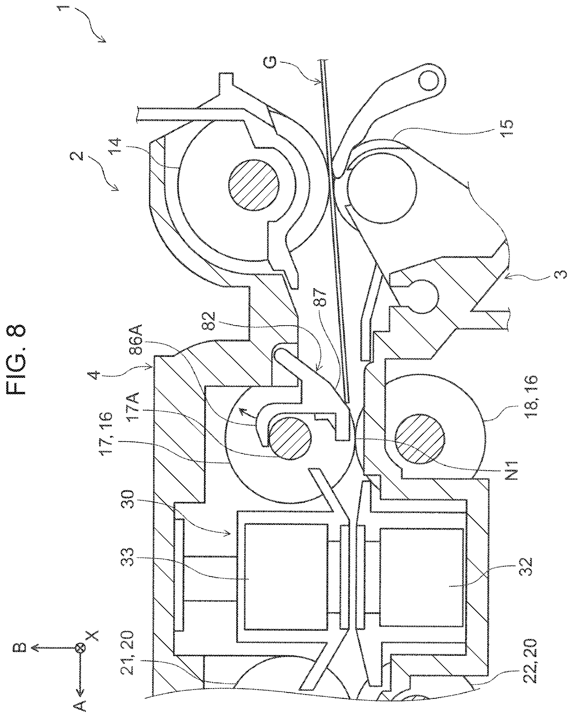 Patent US12103809 Figure 8 – Image reading apparatus