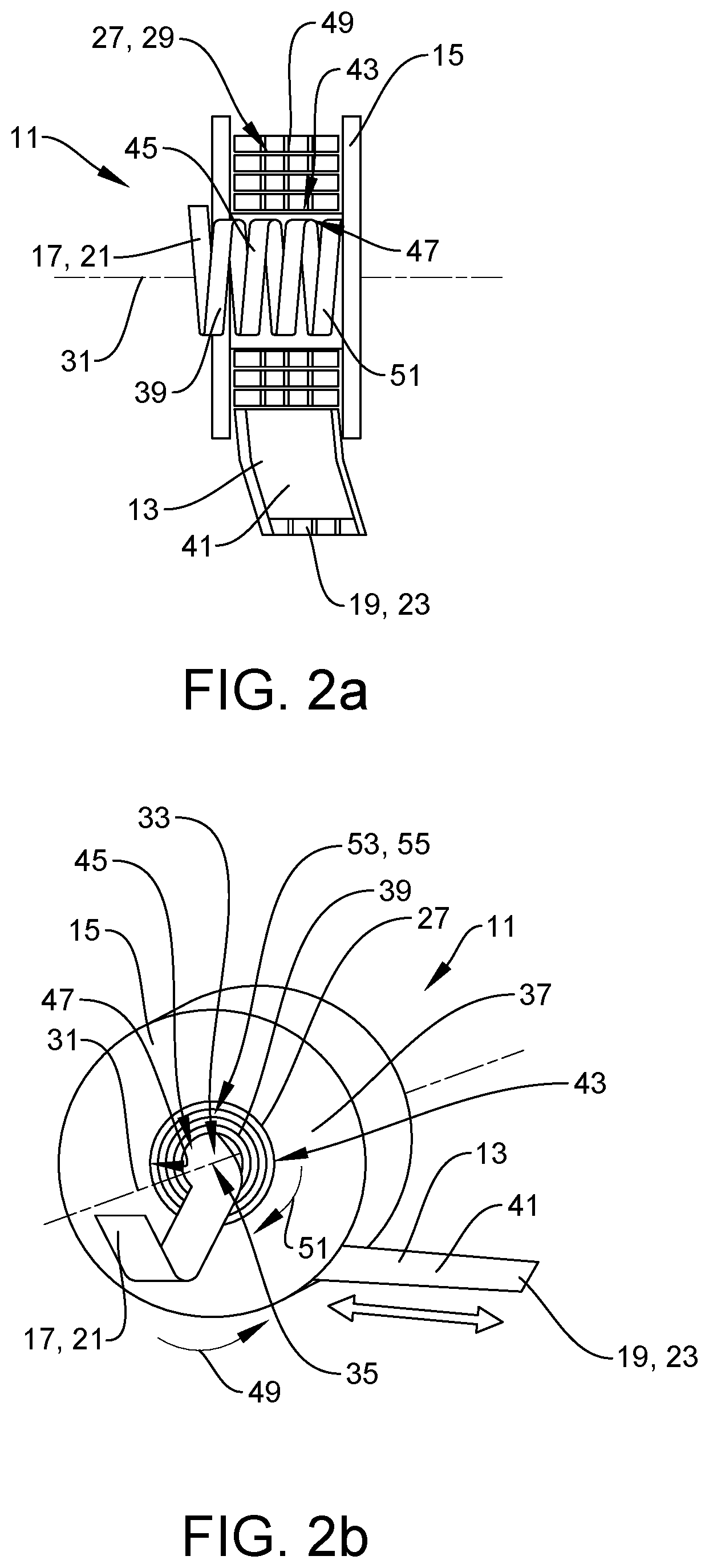 Patent US12103811 Figure 2 – Length-adjustable cable device for wiring an aircraft cabin