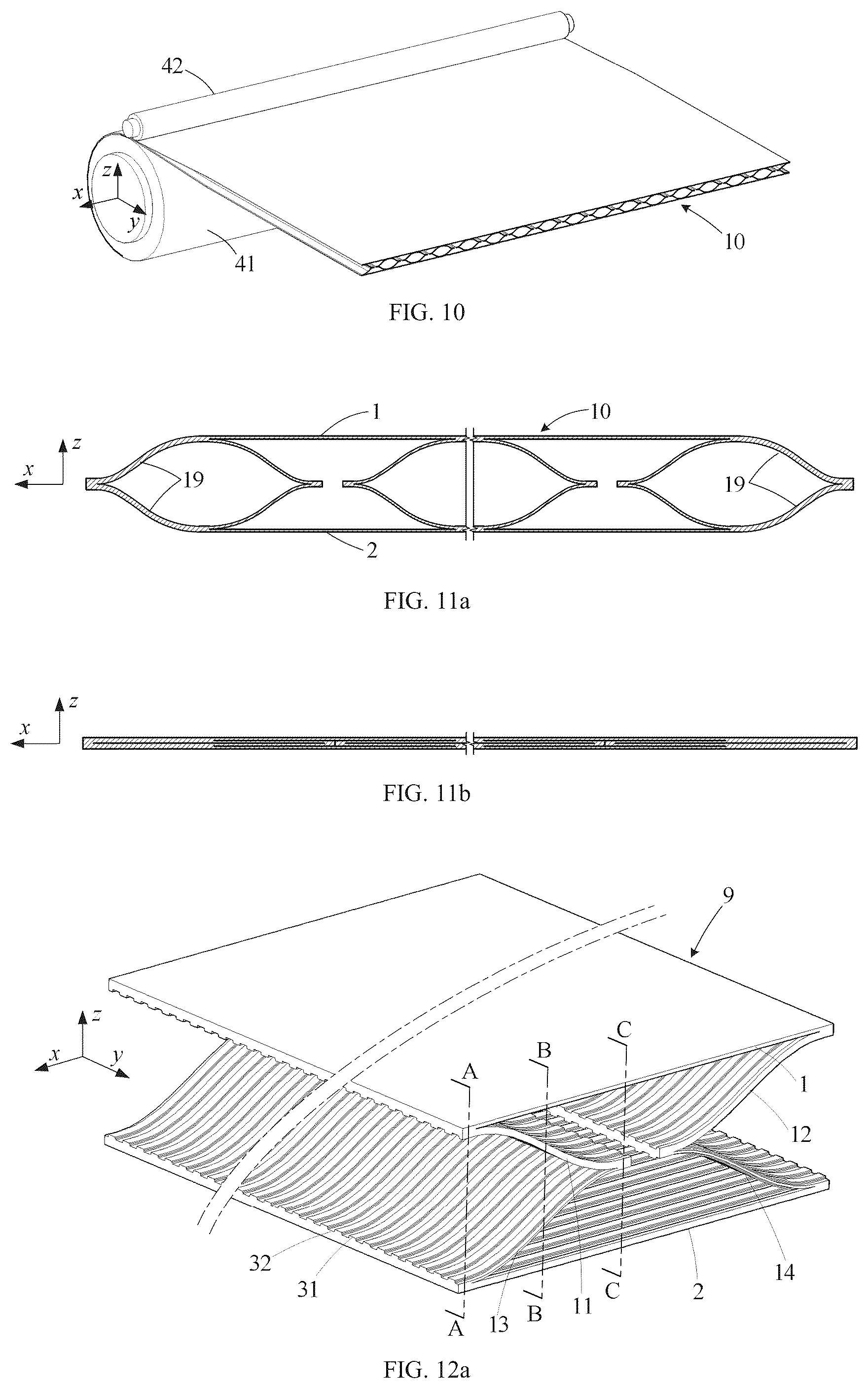 Patent US12103812 Figure 6 – Flexible layer support structure and retractable device