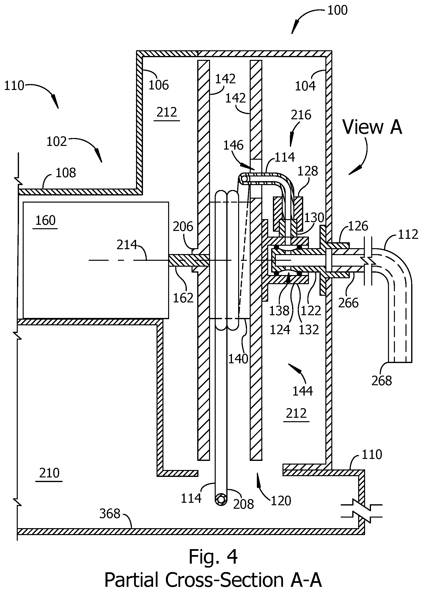 Patent US12103813 Figure 3 – Reel with automatic line extension