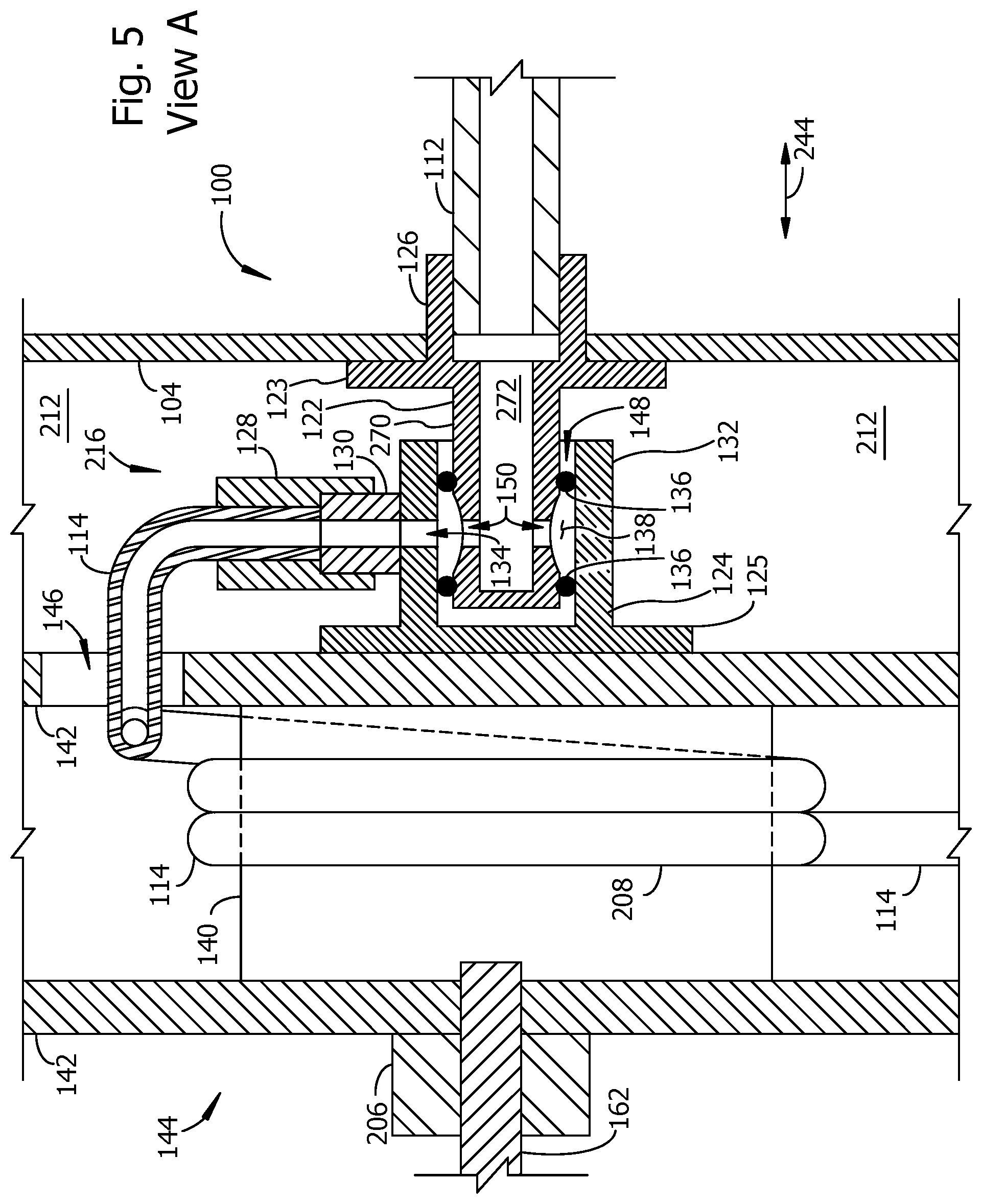 Patent US12103813 Figure 4 – Reel with automatic line extension
