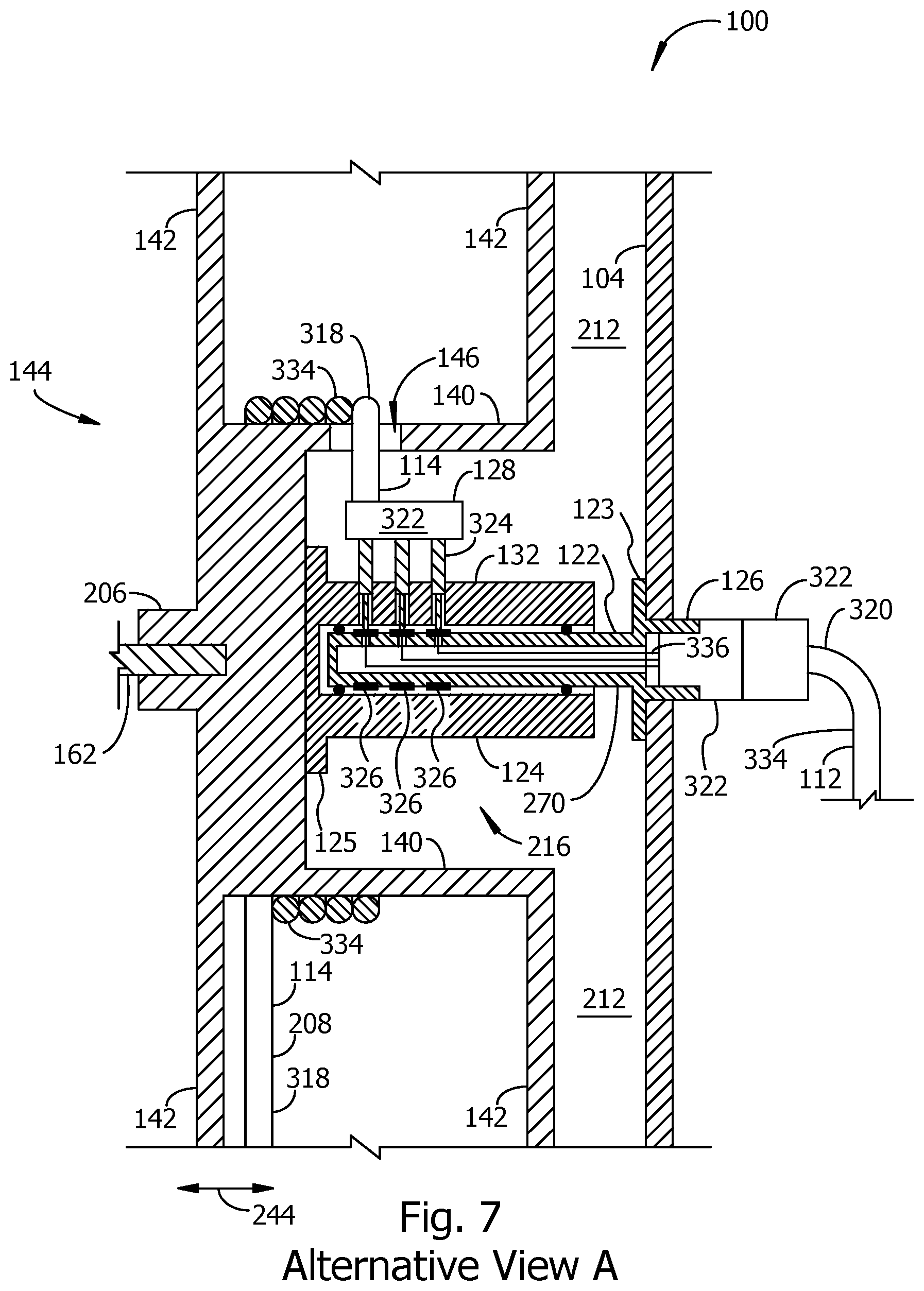 Patent US12103813 Figure 6 – Reel with automatic line extension