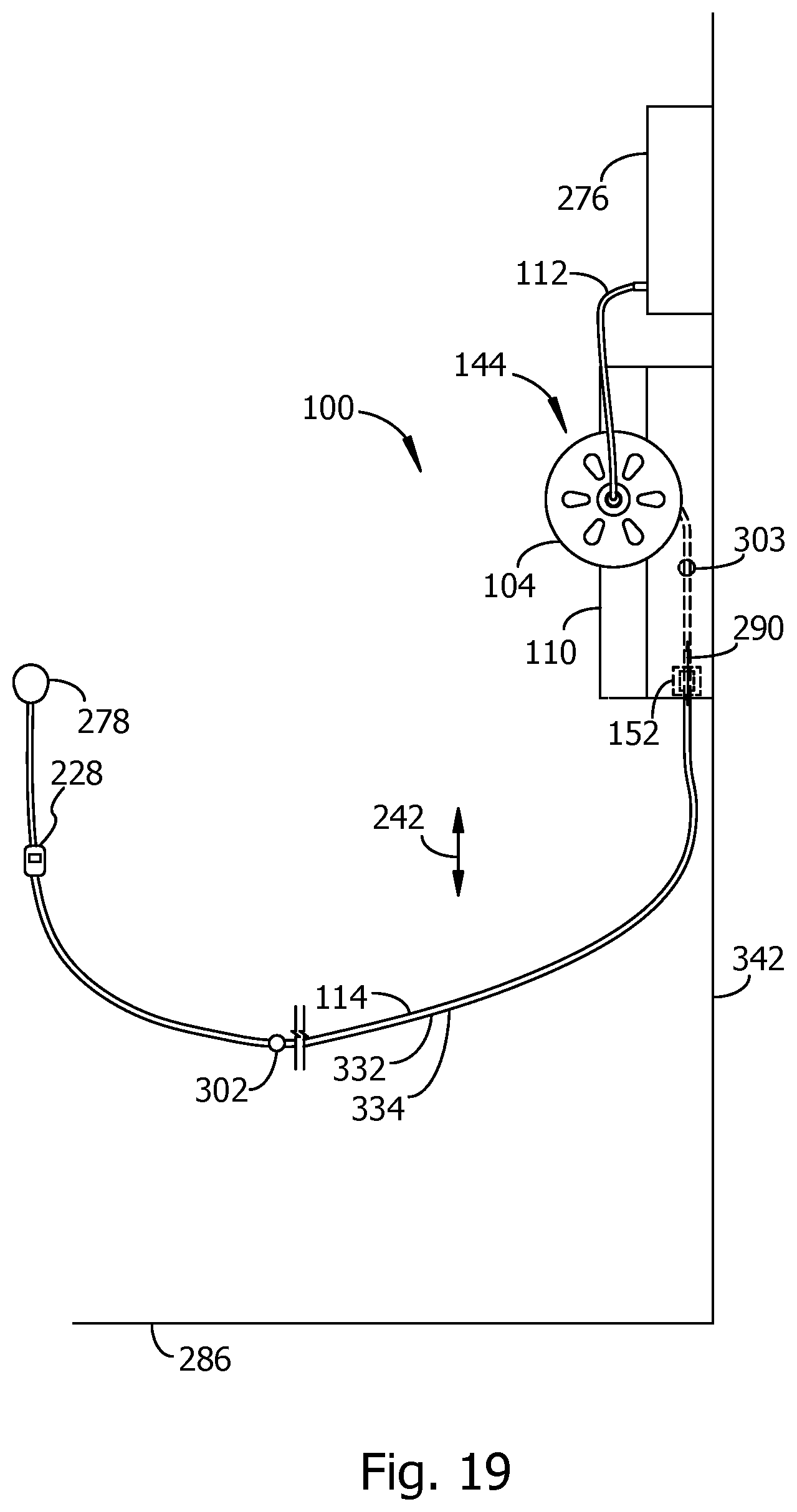 Patent US12103813 Figure 16 – Reel with automatic line extension
