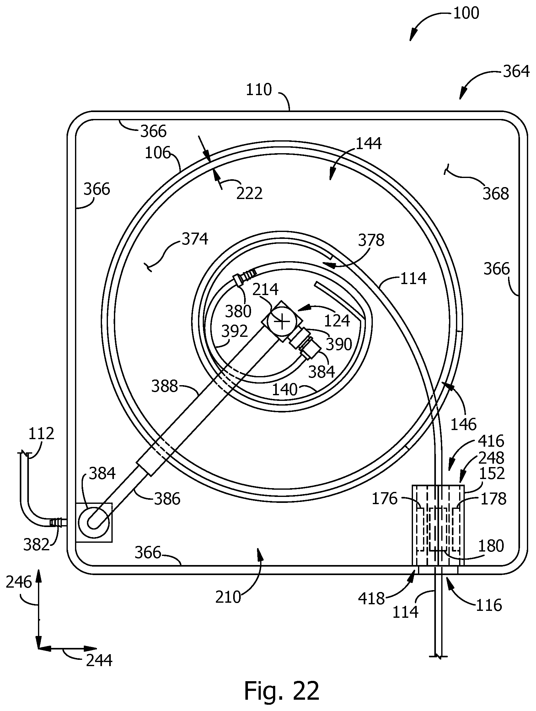 Patent US12103813 Figure 18 – Reel with automatic line extension