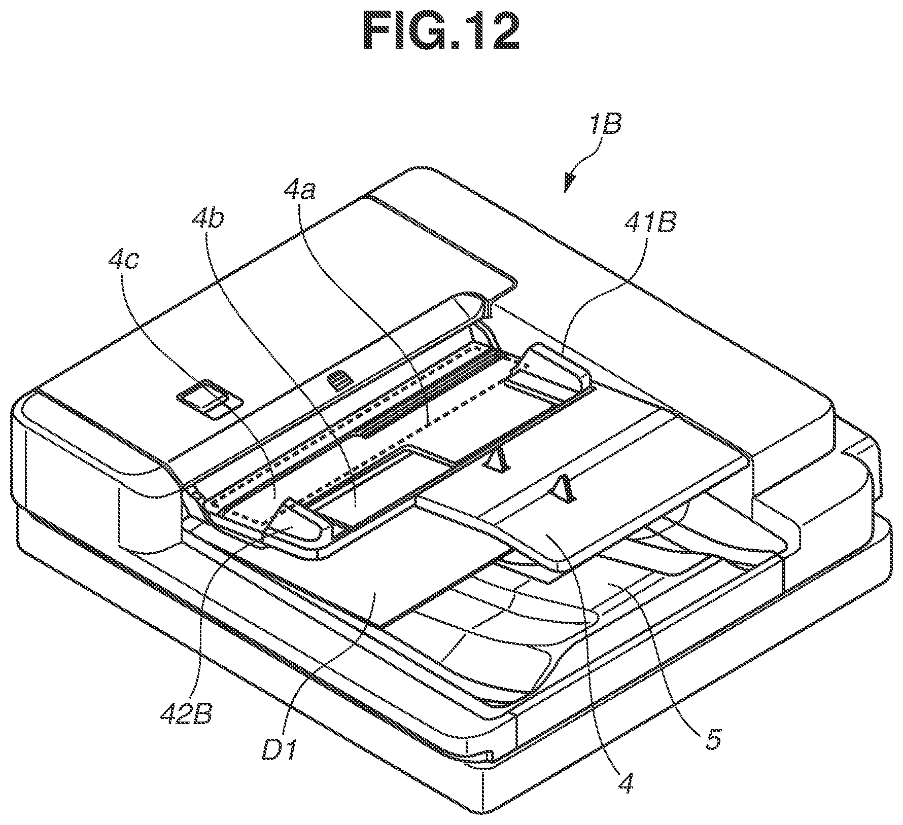 Patent US12103815 Figure 12 – Image reading apparatus and image forming apparatus