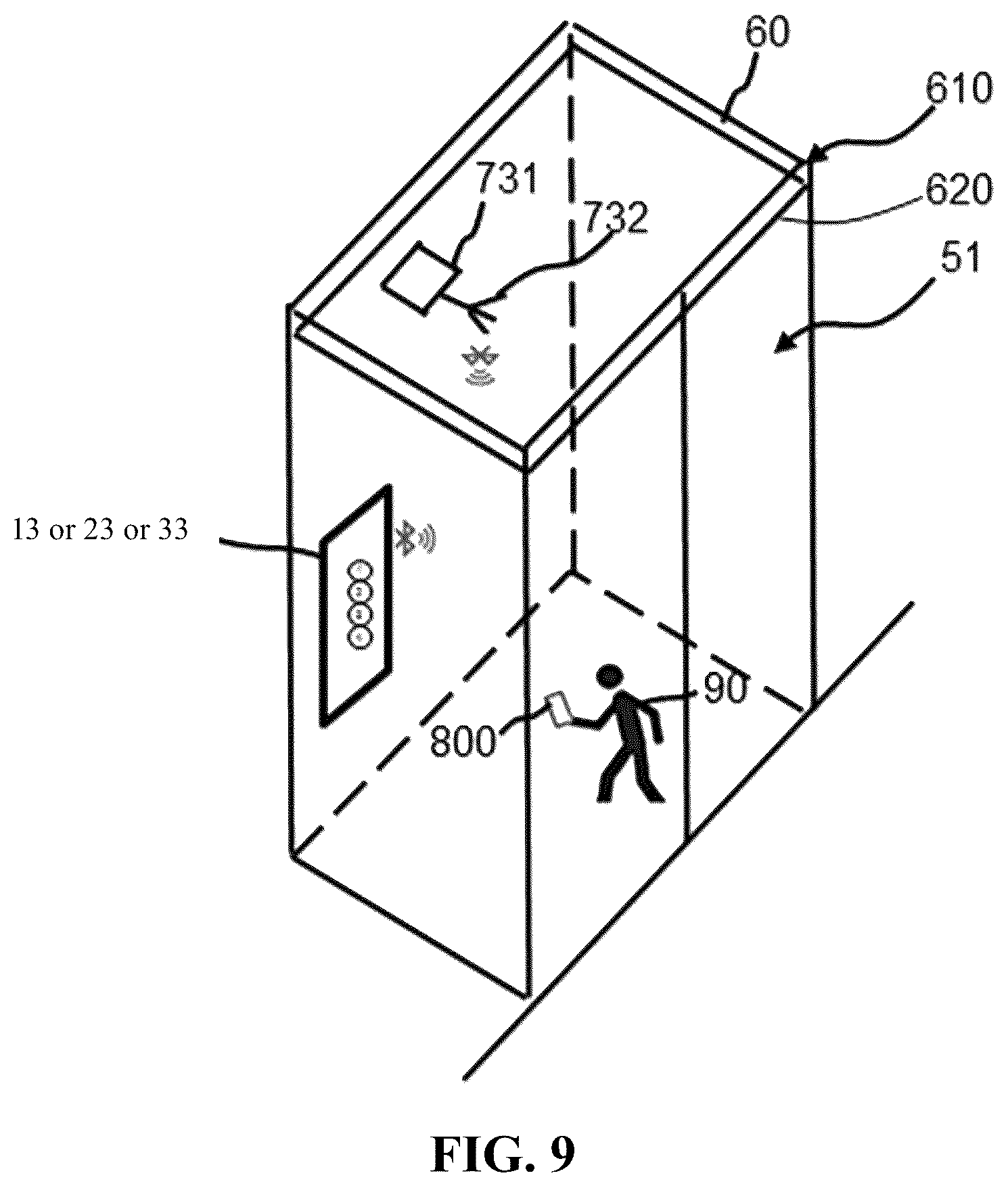 Patent US12103818 Figure 9 – Bluetooth module of elevator system