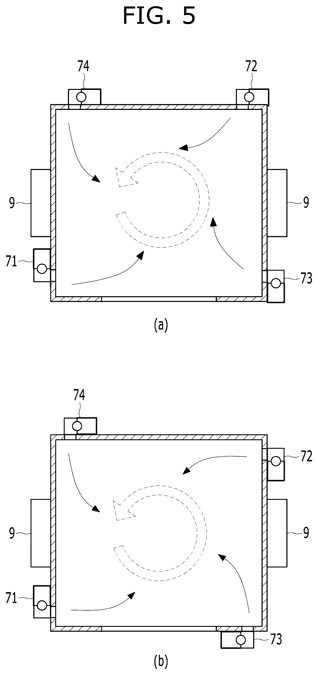 Patent US12103821 Figure 5 – Elevator having function of removing dust adhered to object aboard