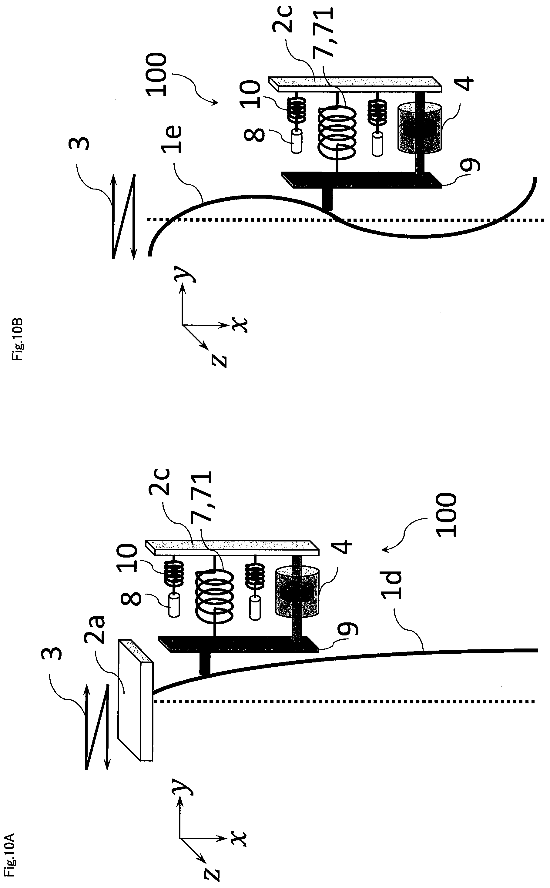 Patent US12103823 Figure 10 – Vibration damping device and elevator apparatus