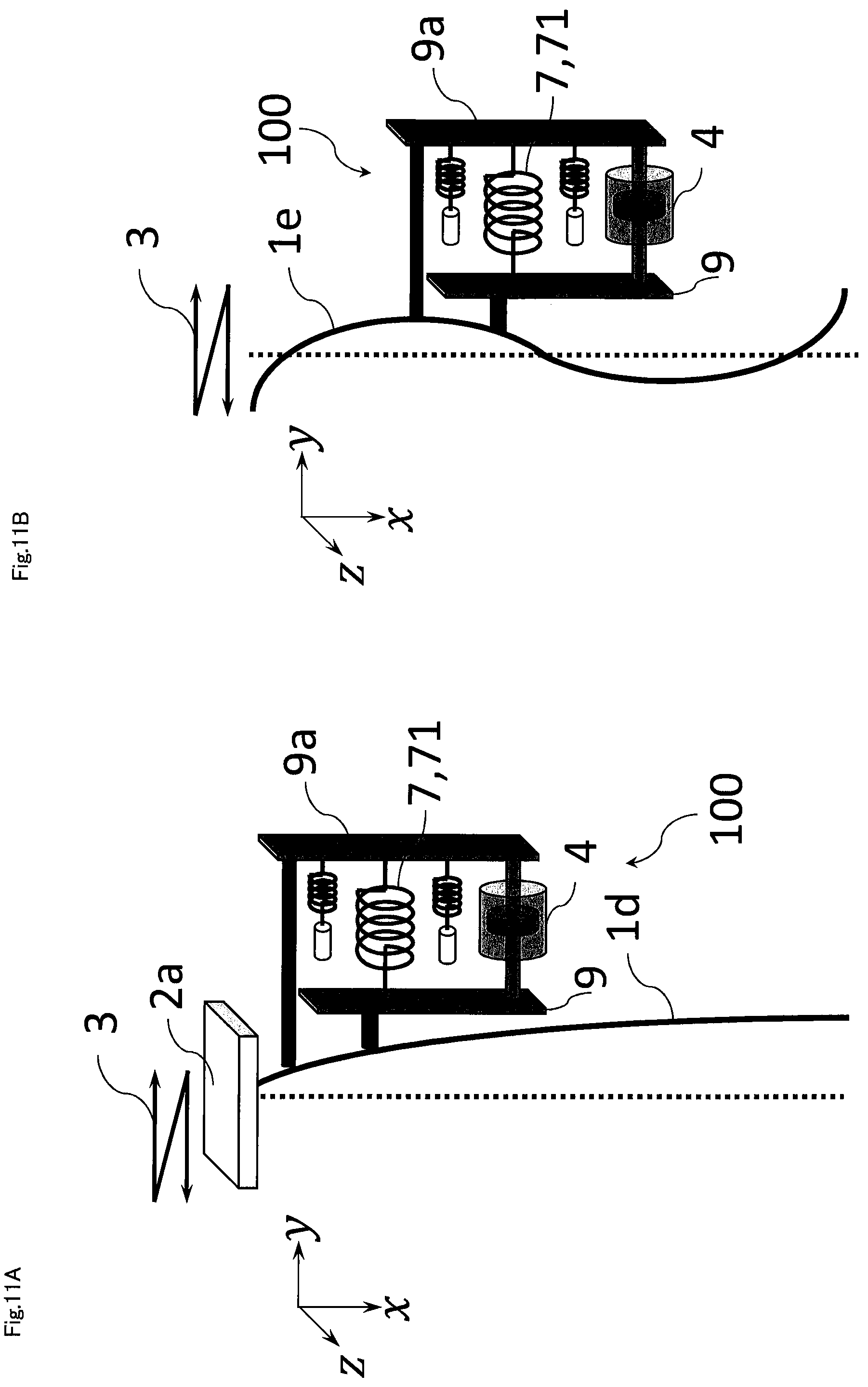 Patent US12103823 Figure 11 – Vibration damping device and elevator apparatus