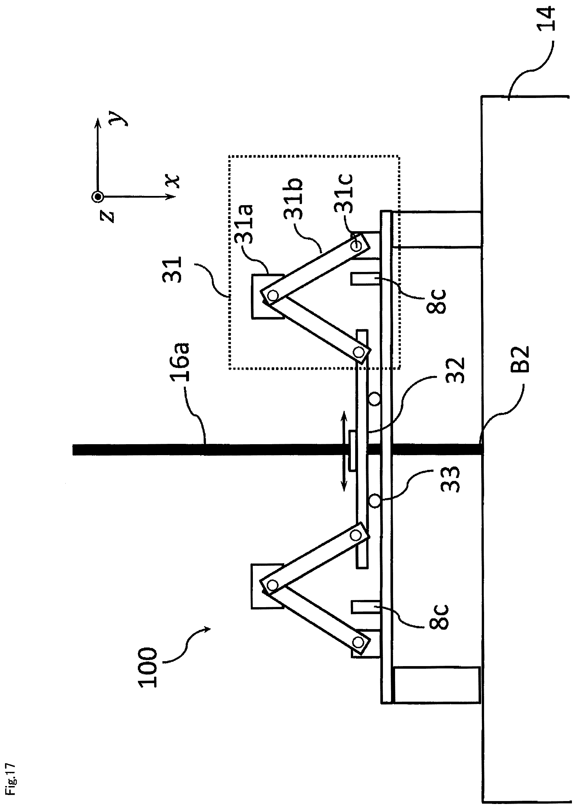 Patent US12103823 Figure 17 – Vibration damping device and elevator apparatus