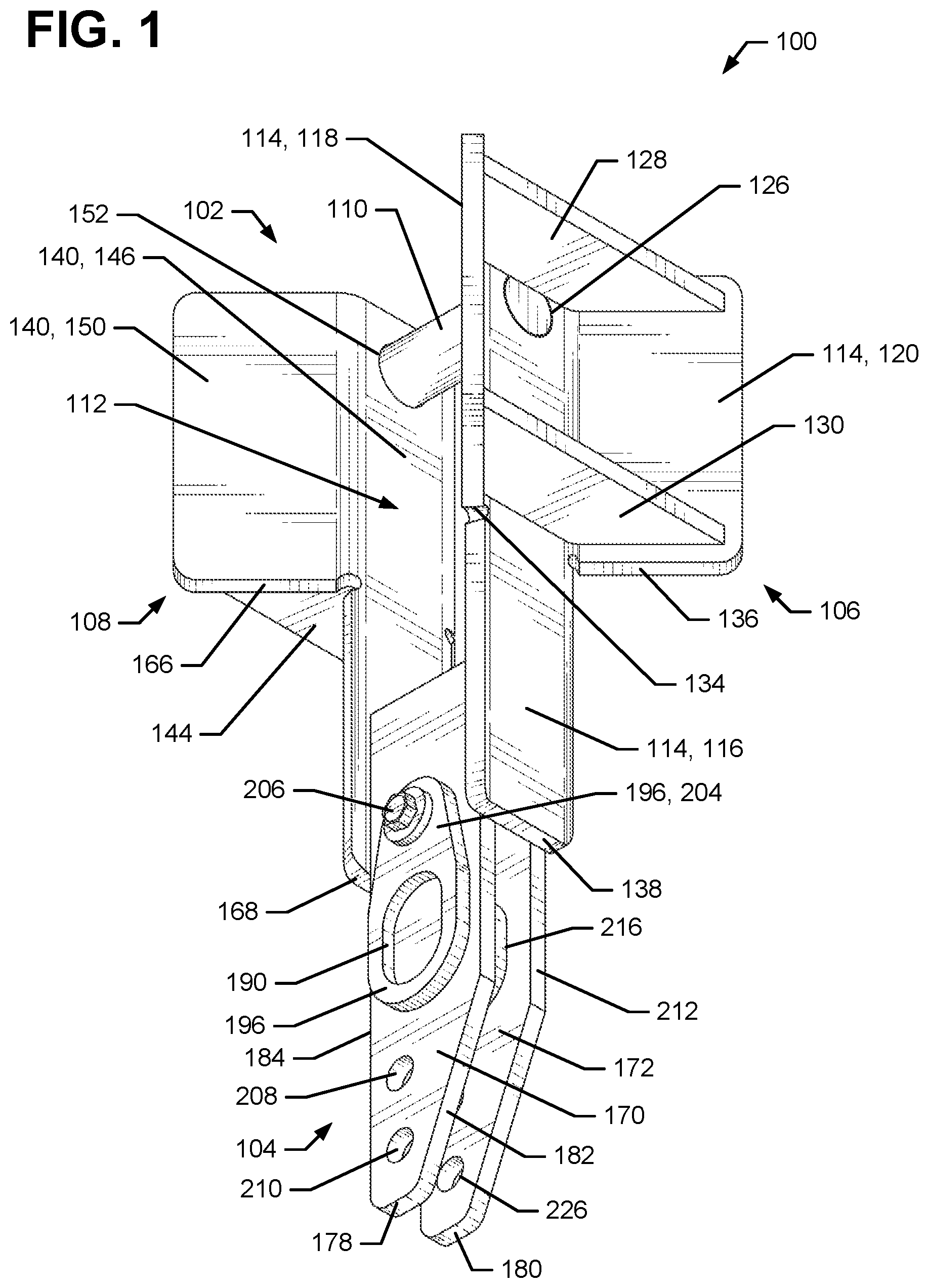Patent US12103825 Figure 1 – Trench roller lifting adapter