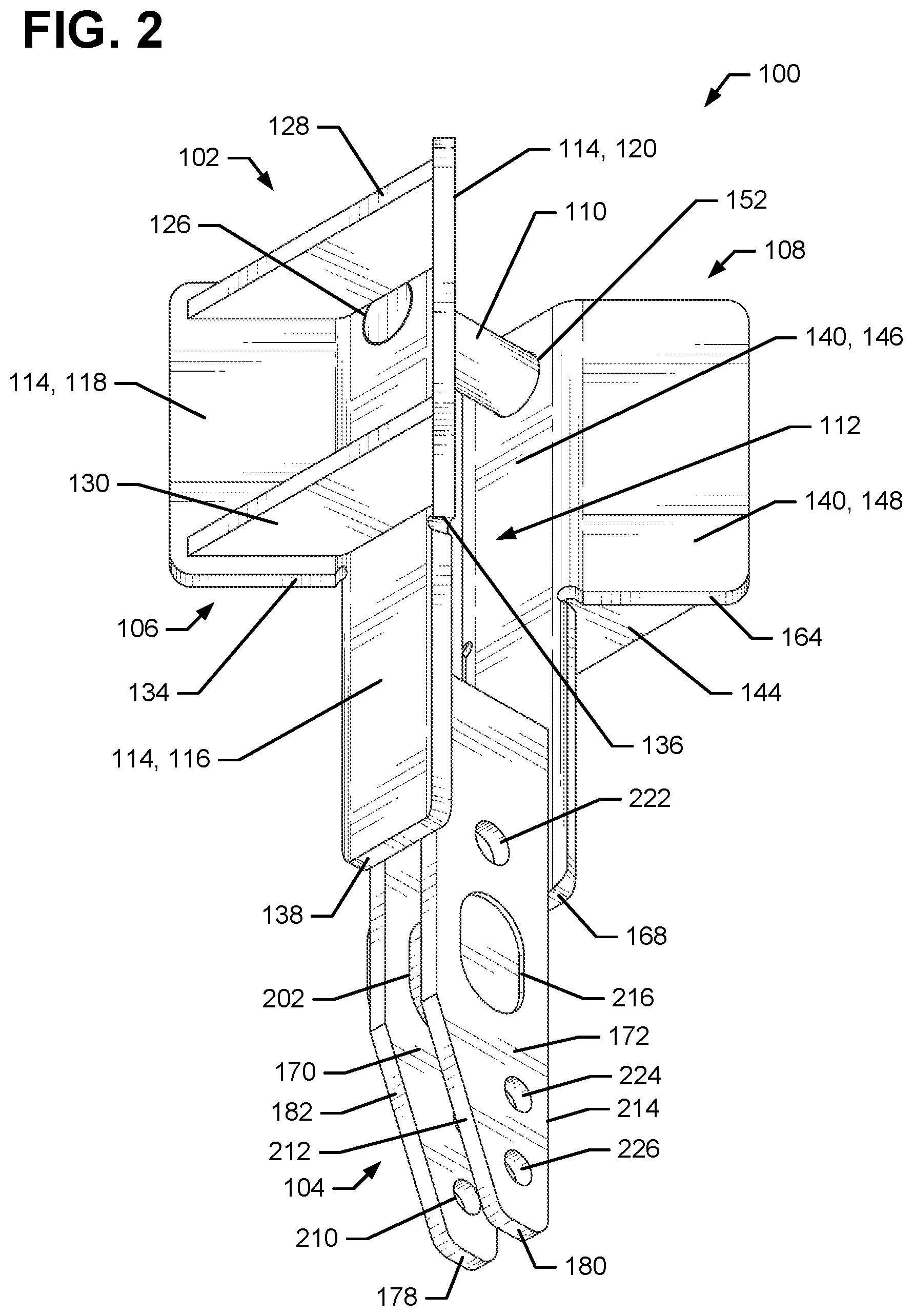 Patent US12103825 Figure 2 – Trench roller lifting adapter