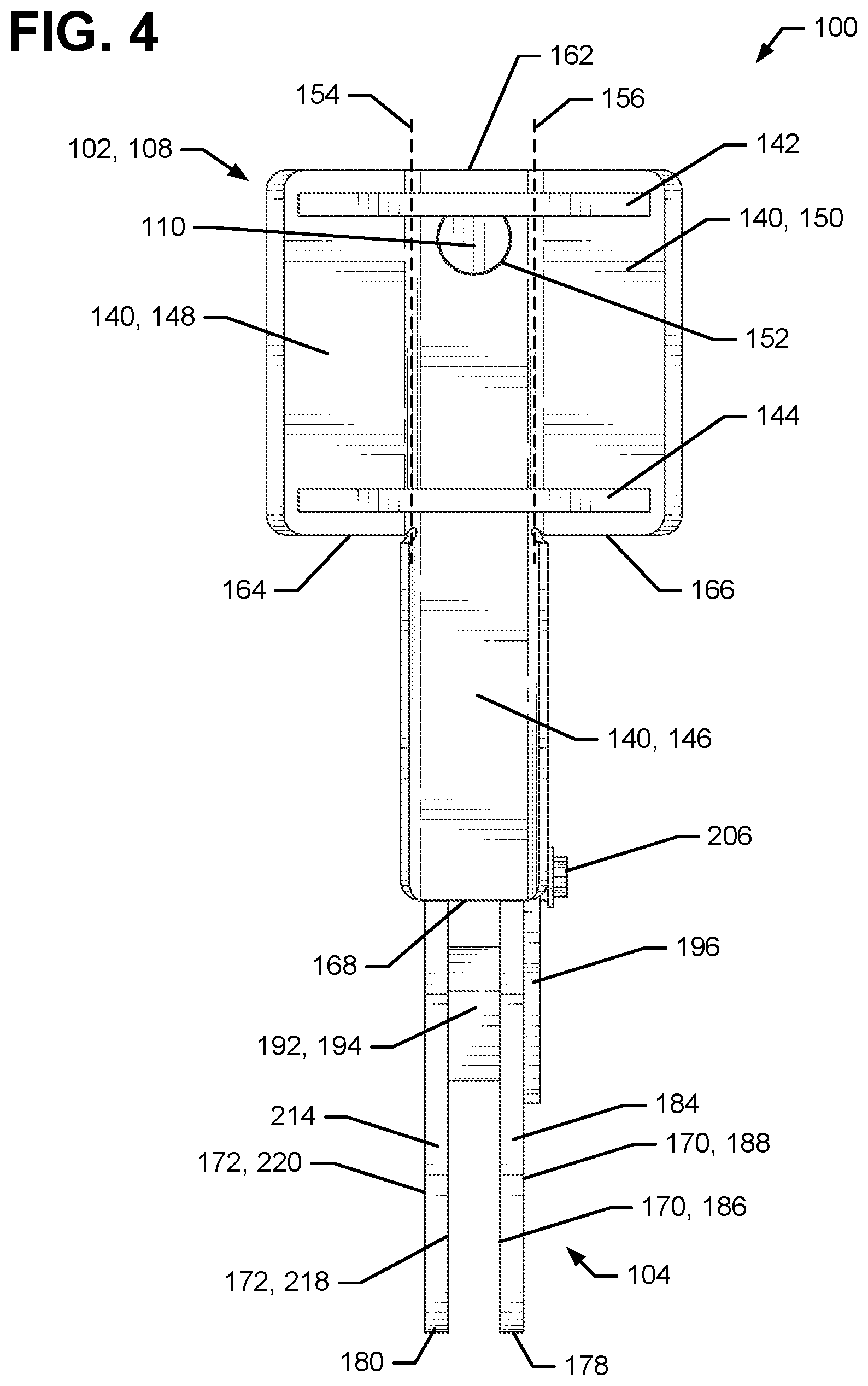 Patent US12103825 Figure 4 – Trench roller lifting adapter