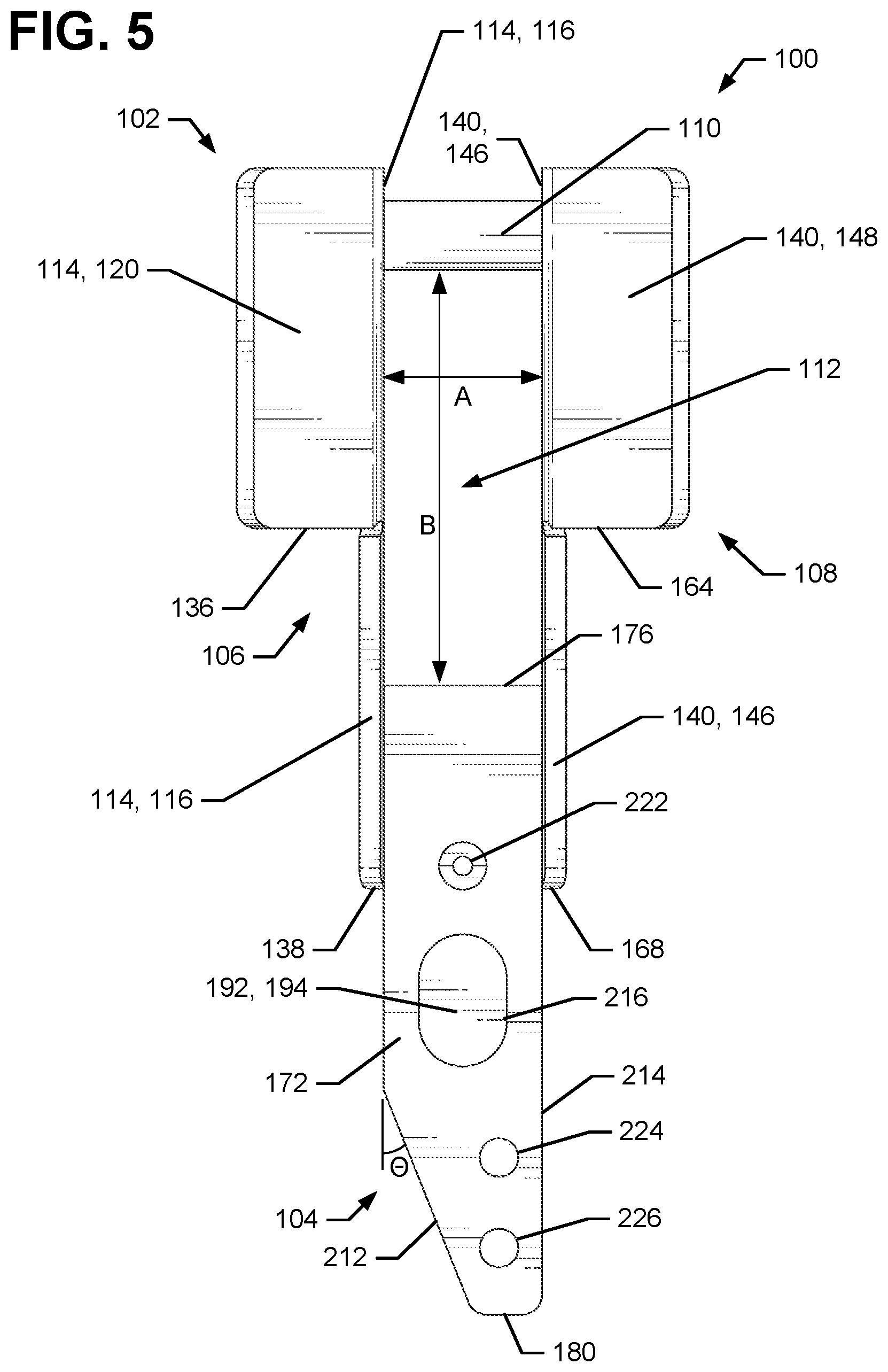 Patent US12103825 Figure 5 – Trench roller lifting adapter