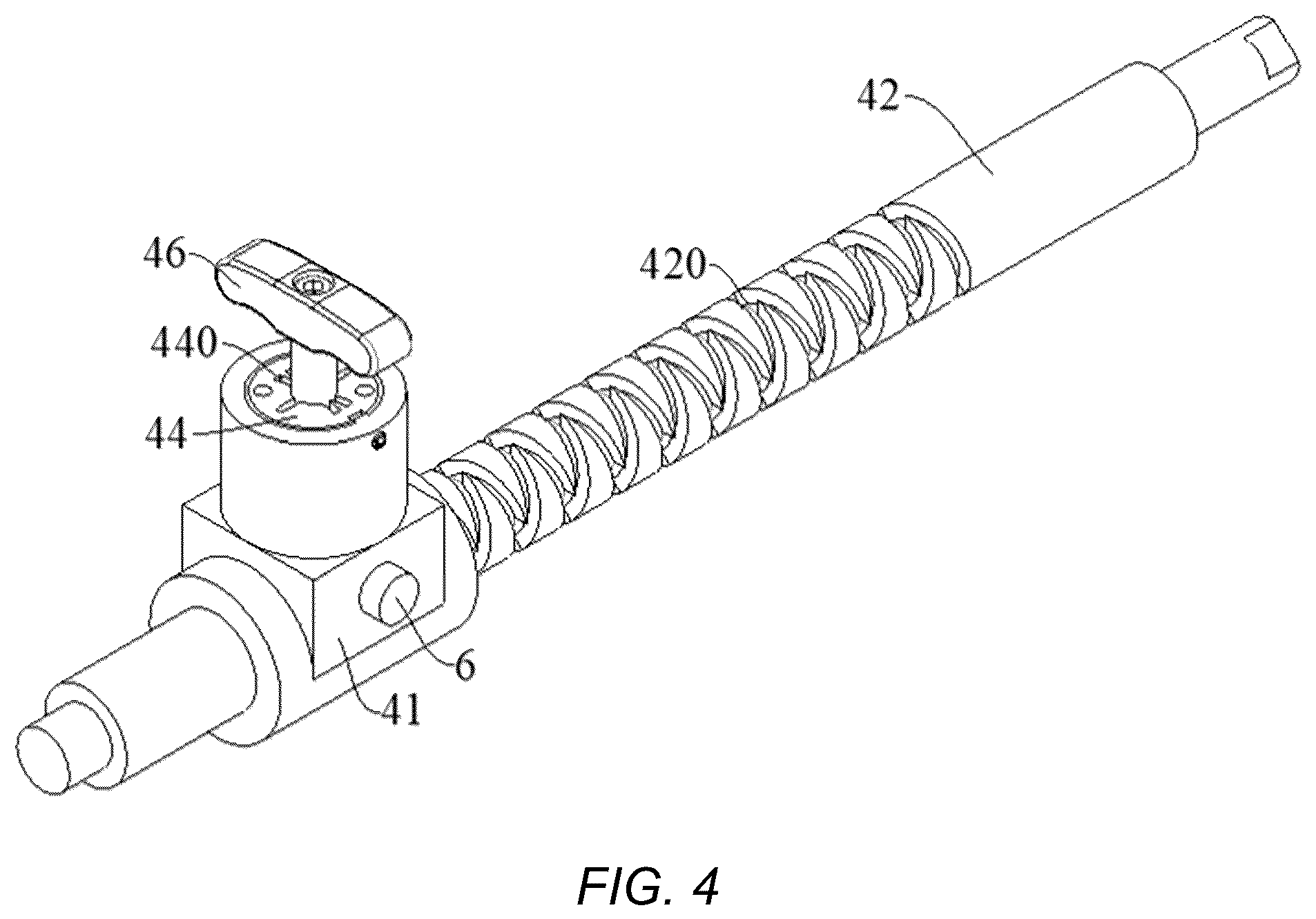 Patent US12103828 Figure 4 – Winch, rope guide and transmission device having clutch function