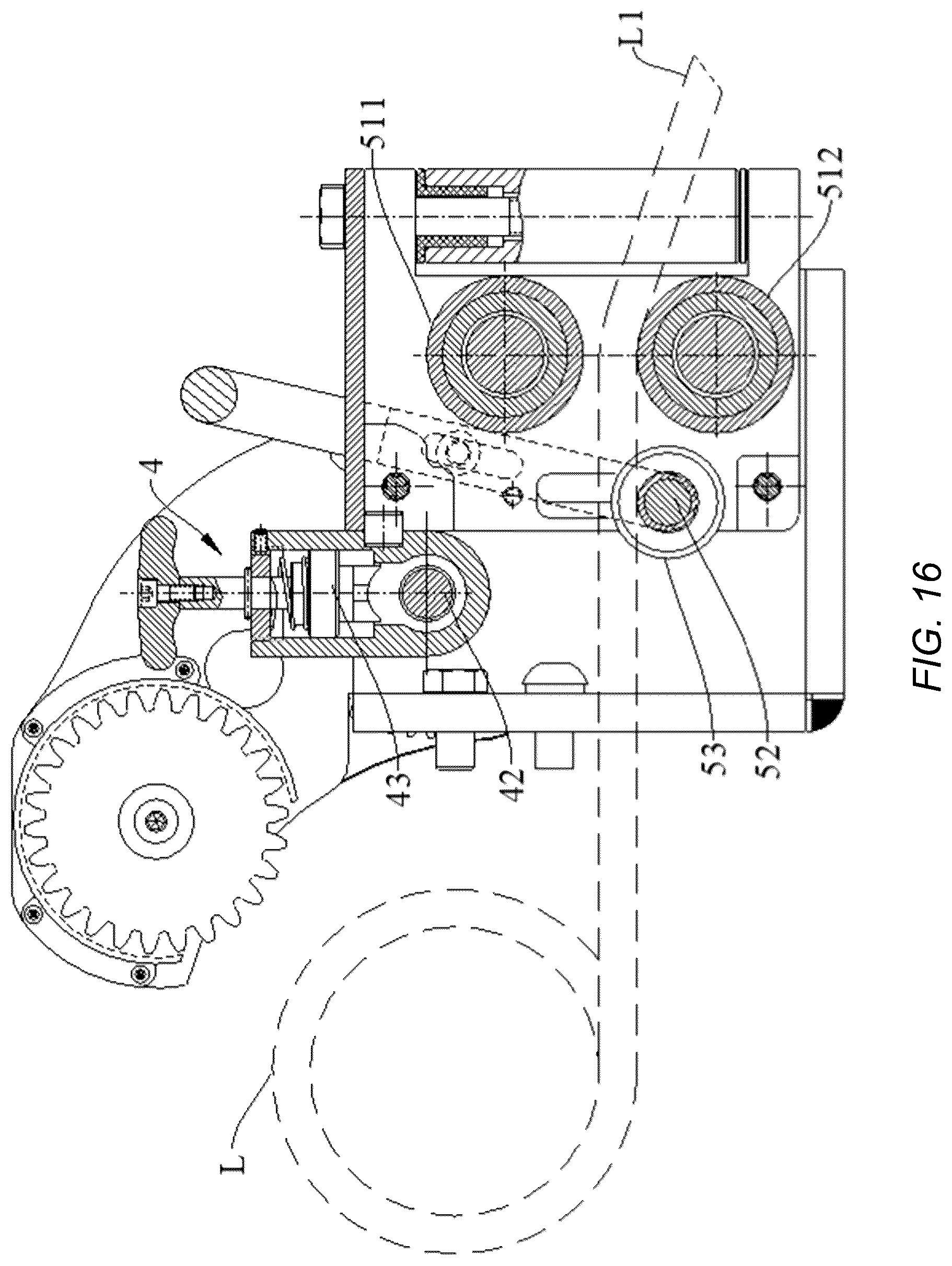 Patent US12103828 Figure 15 – Winch, rope guide and transmission device having clutch function