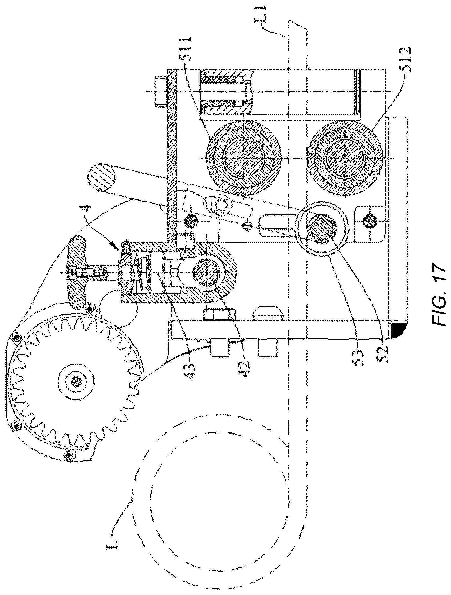 Patent US12103828 Figure 16 – Winch, rope guide and transmission device having clutch function