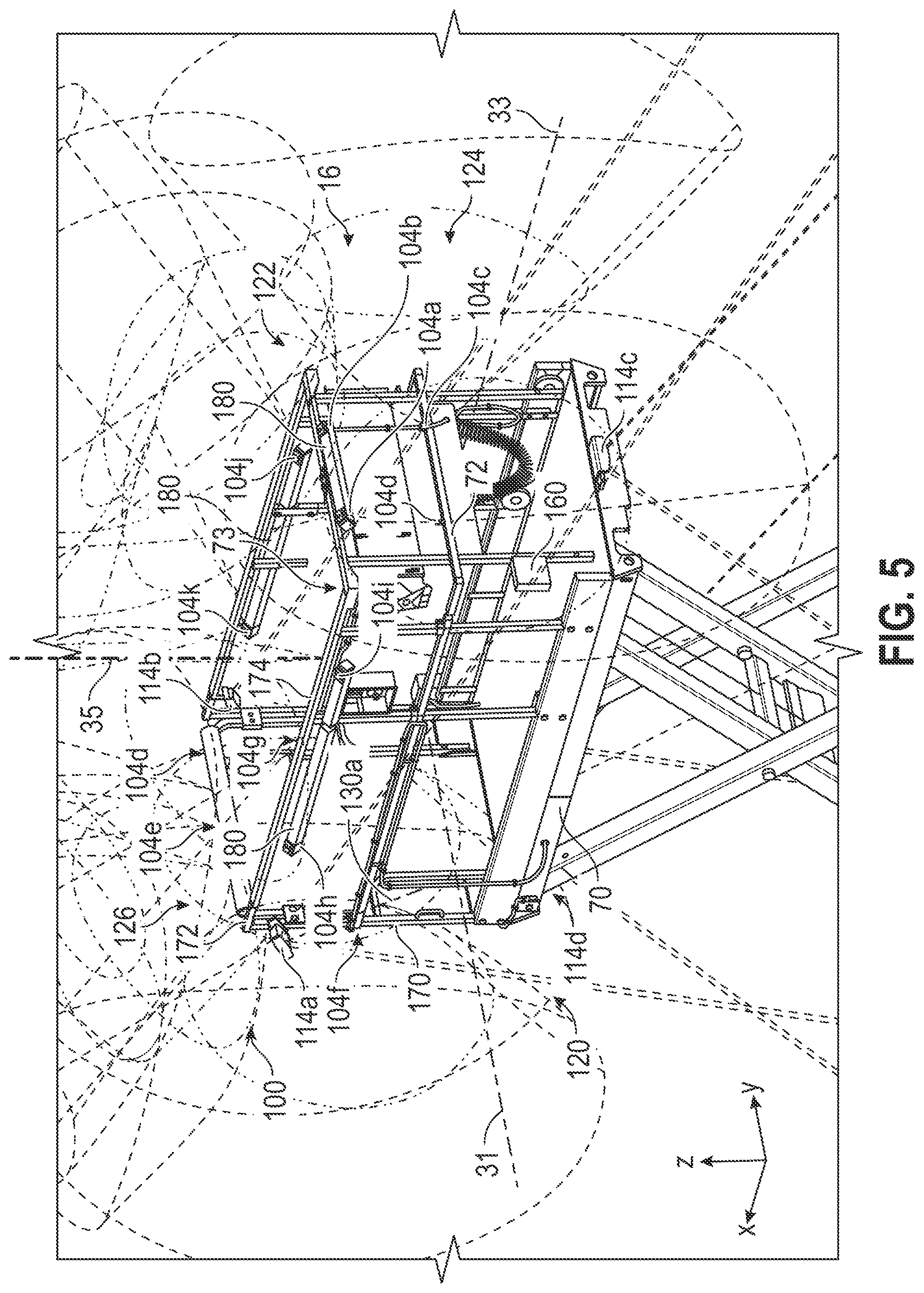 Patent US12103830 Figure 5 – Systems and methods for restricting operation of a lift device