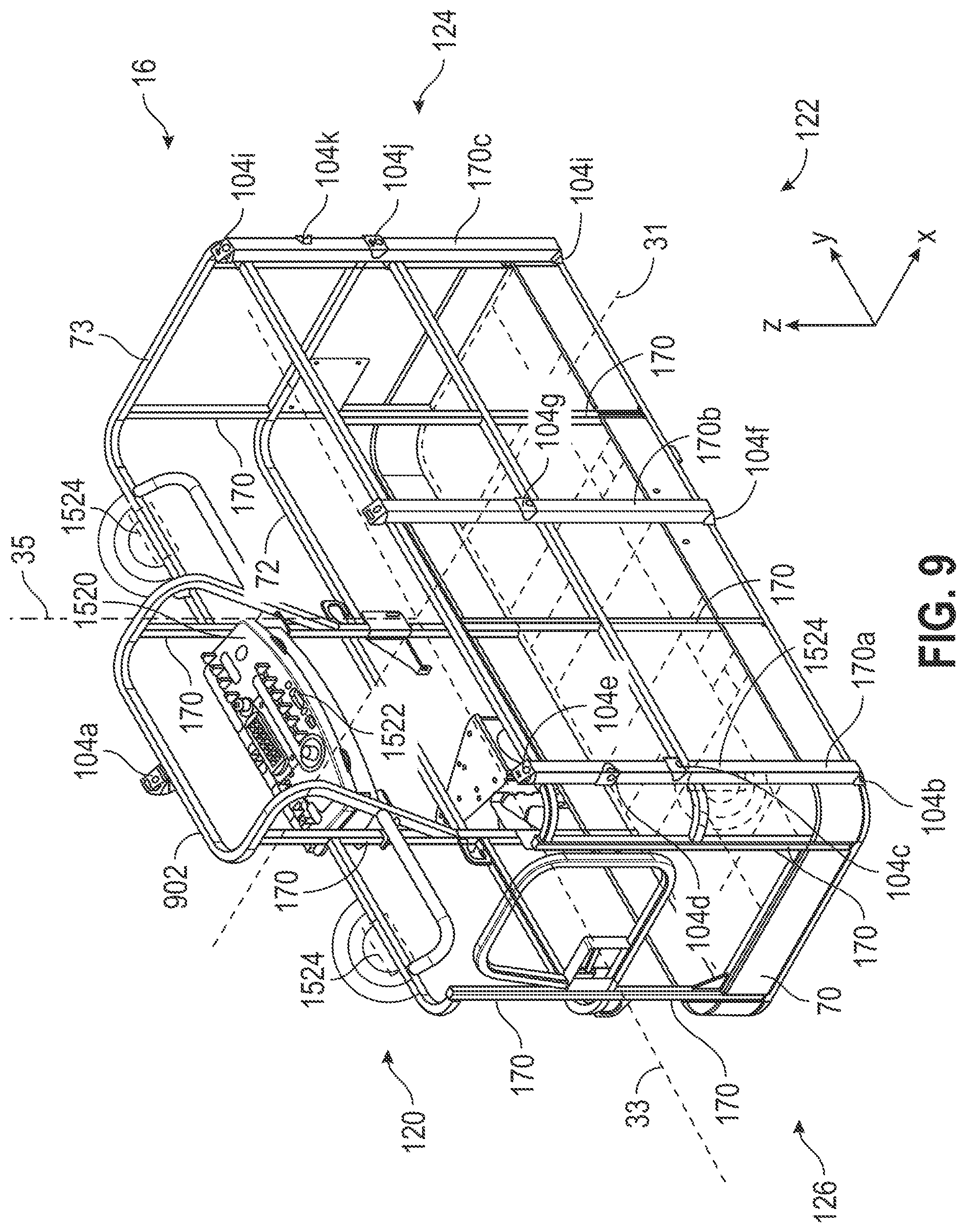 Patent US12103830 Figure 9 – Systems and methods for restricting operation of a lift device