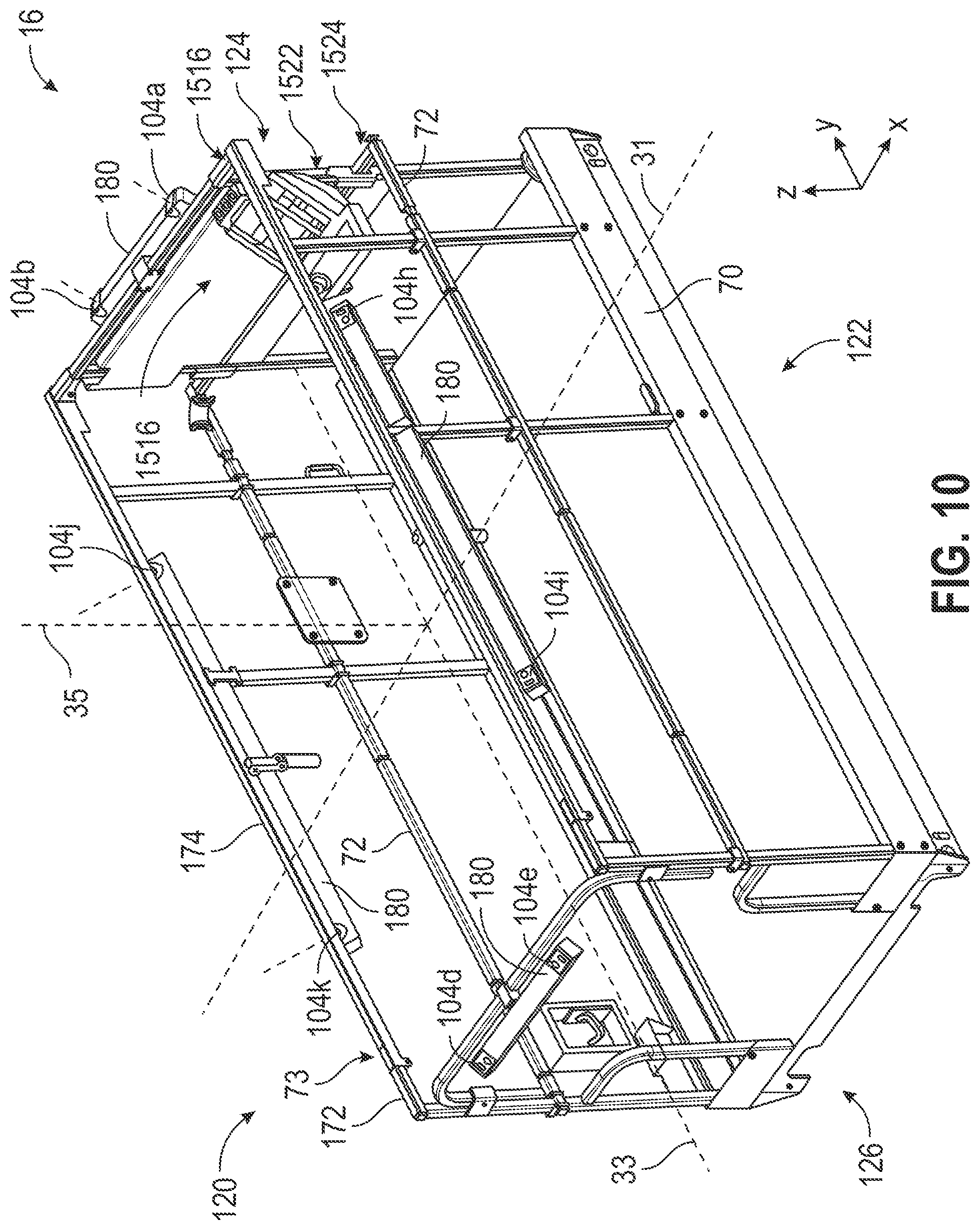Patent US12103830 Figure 10 – Systems and methods for restricting operation of a lift device