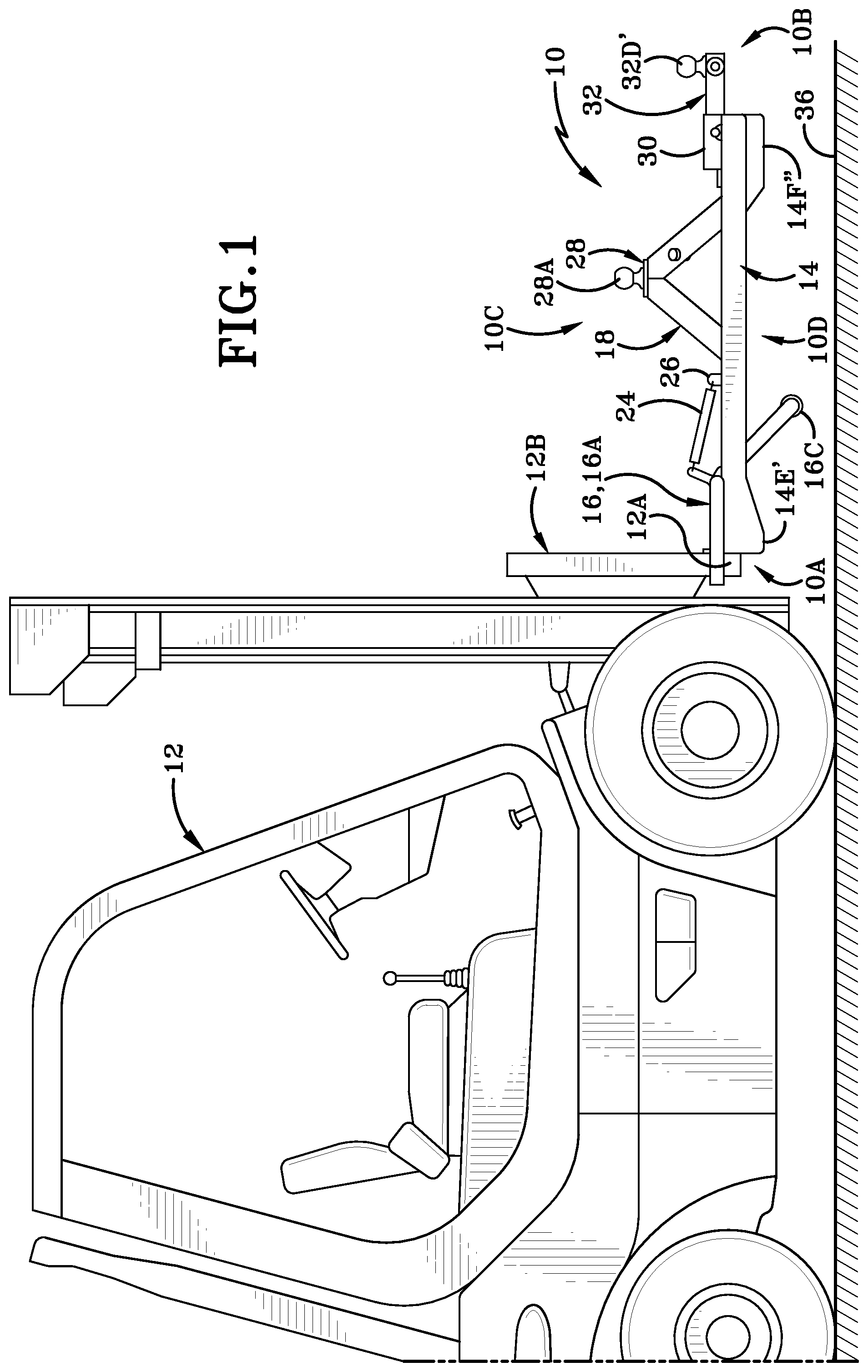 Patent US12103832 Figure 1 – Method and apparatus for connecting and moving objects