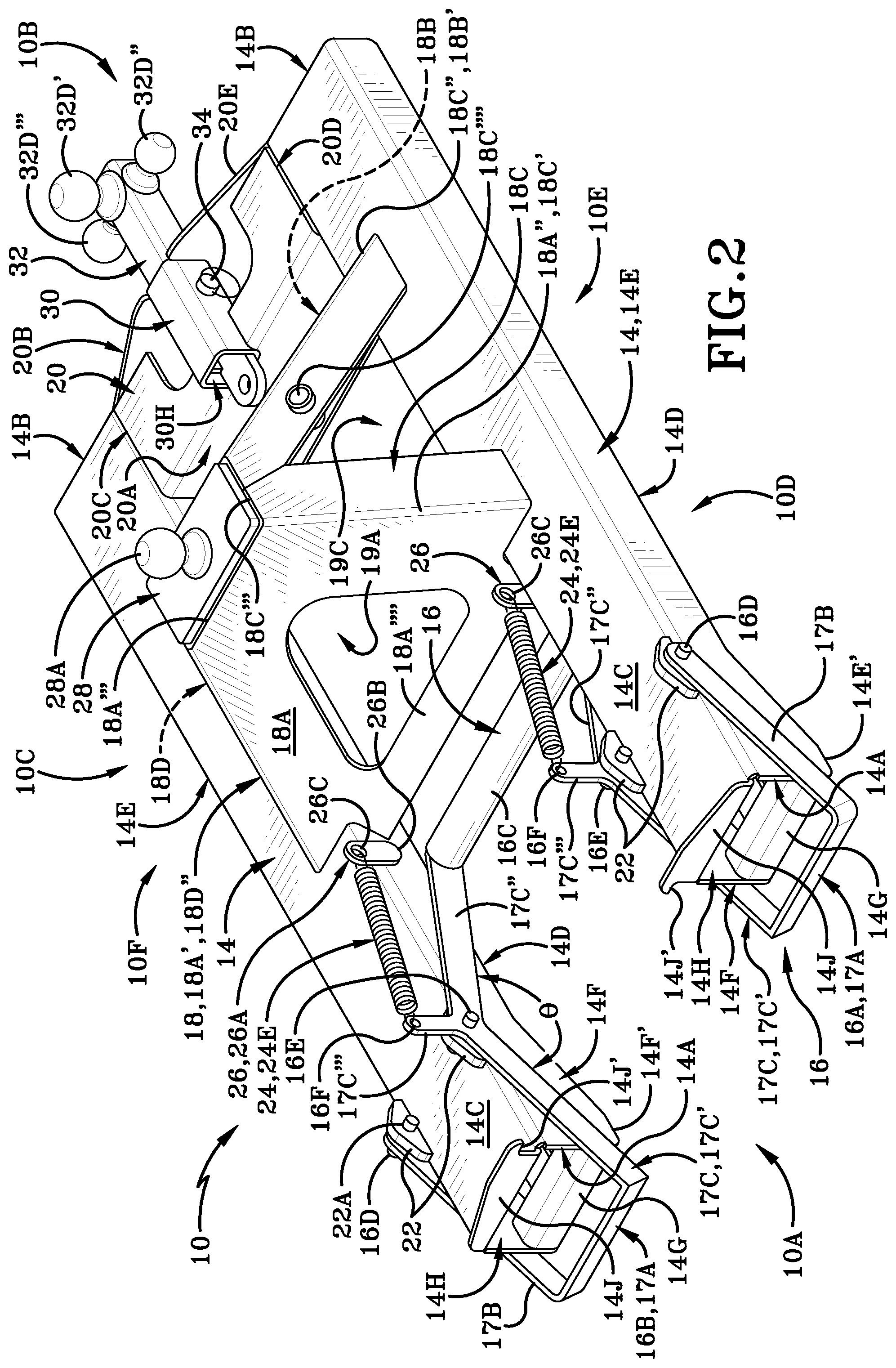 Patent US12103832 Figure 2 – Method and apparatus for connecting and moving objects