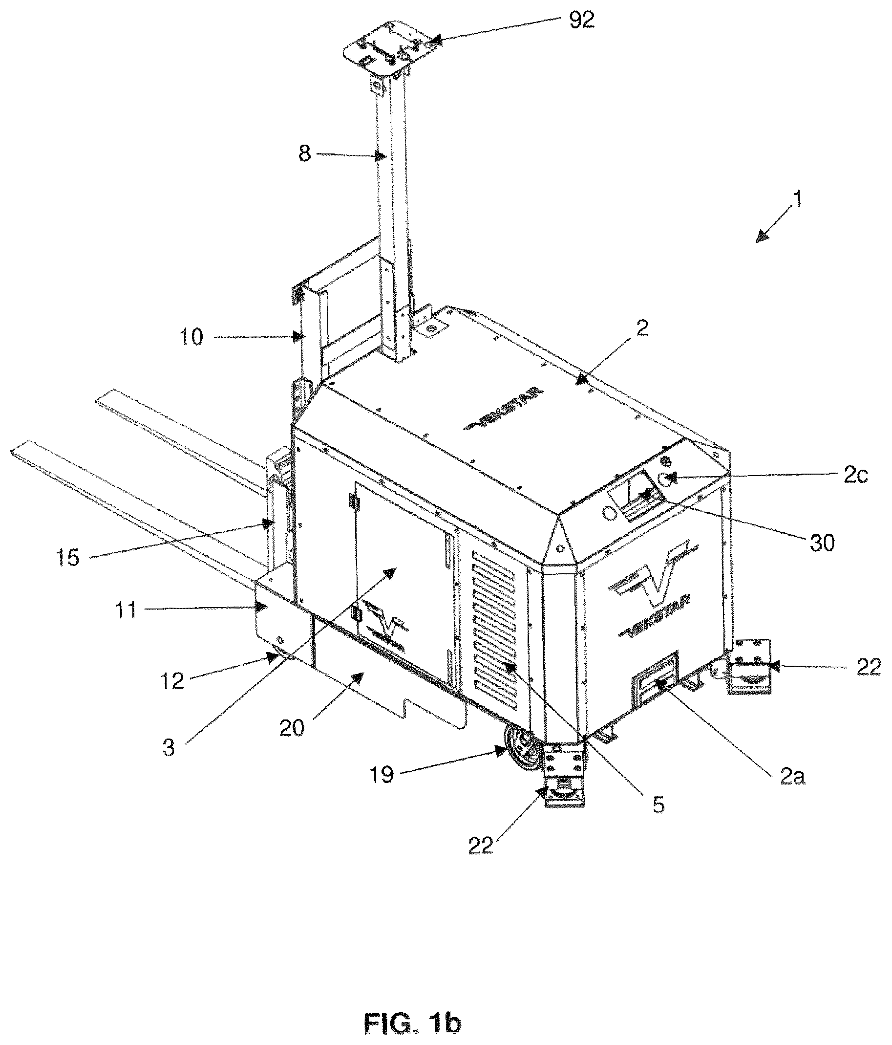 Patent US12103833 Figure 2 – Automatic guided vehicle (AGV)