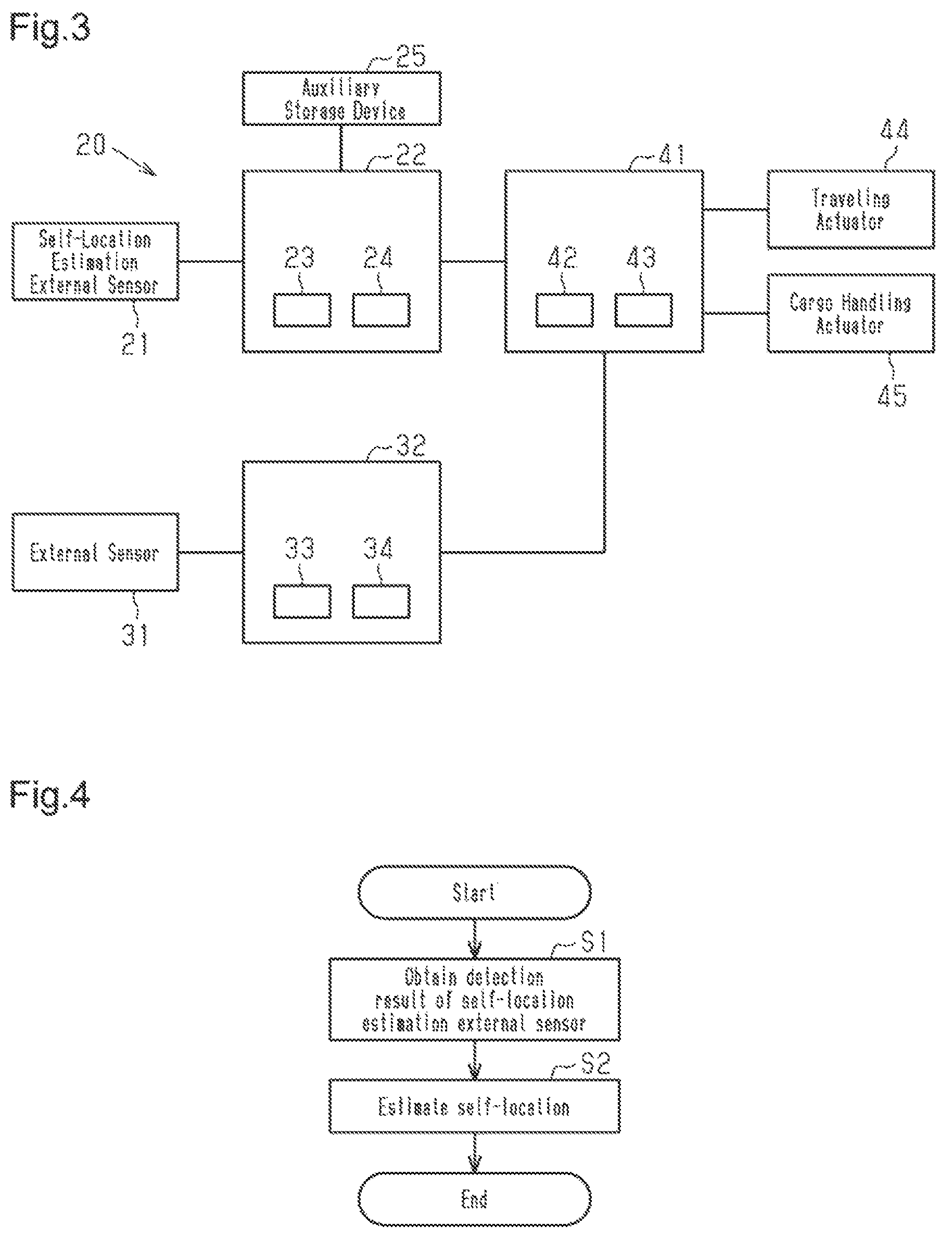 Patent US12103834 Figure 2 – Forklift and stowage position detecting method for forklift