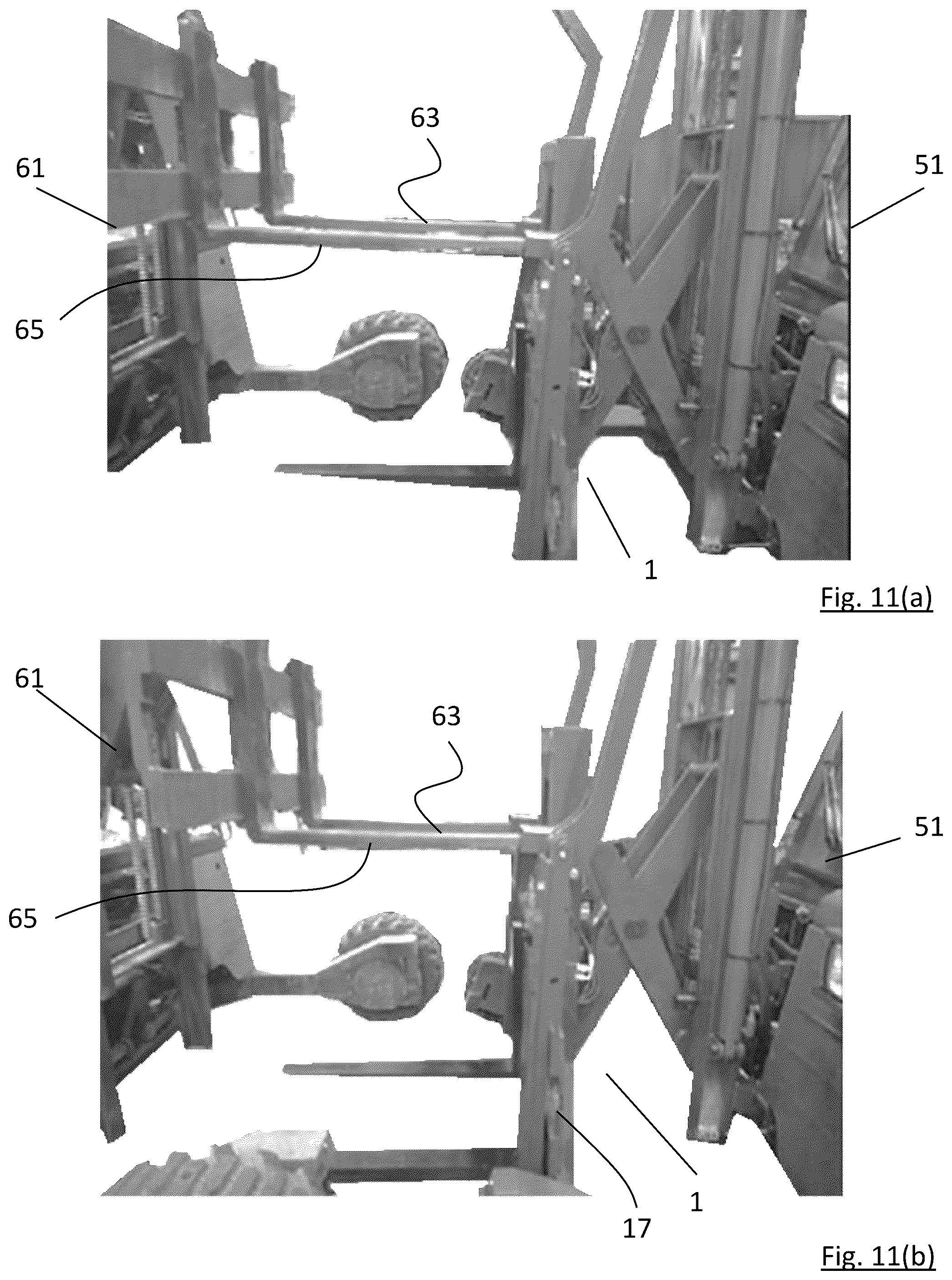 Patent US12103837 Figure 13 – Gas tank attachment for a truck mounted forklift