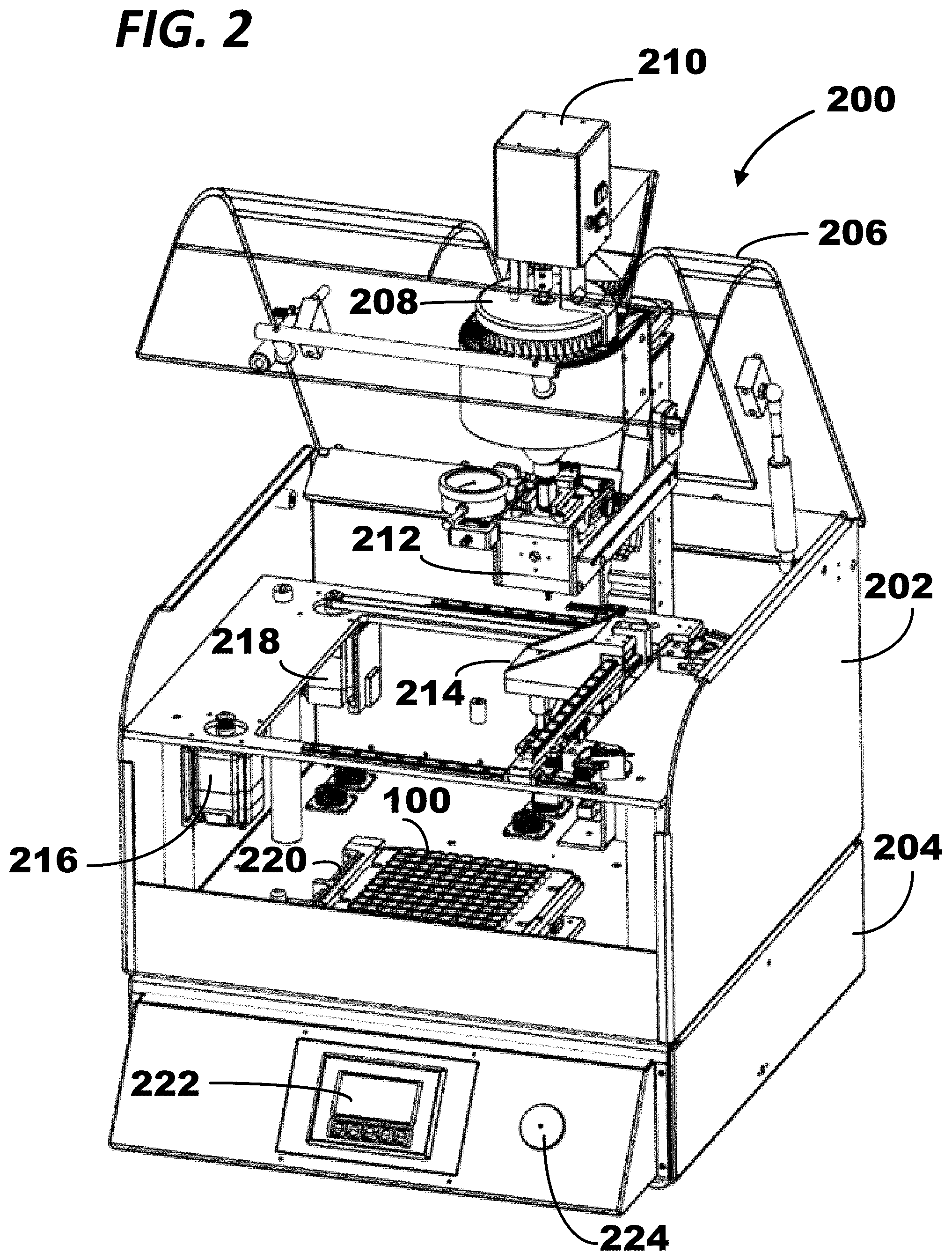 Patent US12103838 Figure 2 – Needle actuator for cartridge filling machine