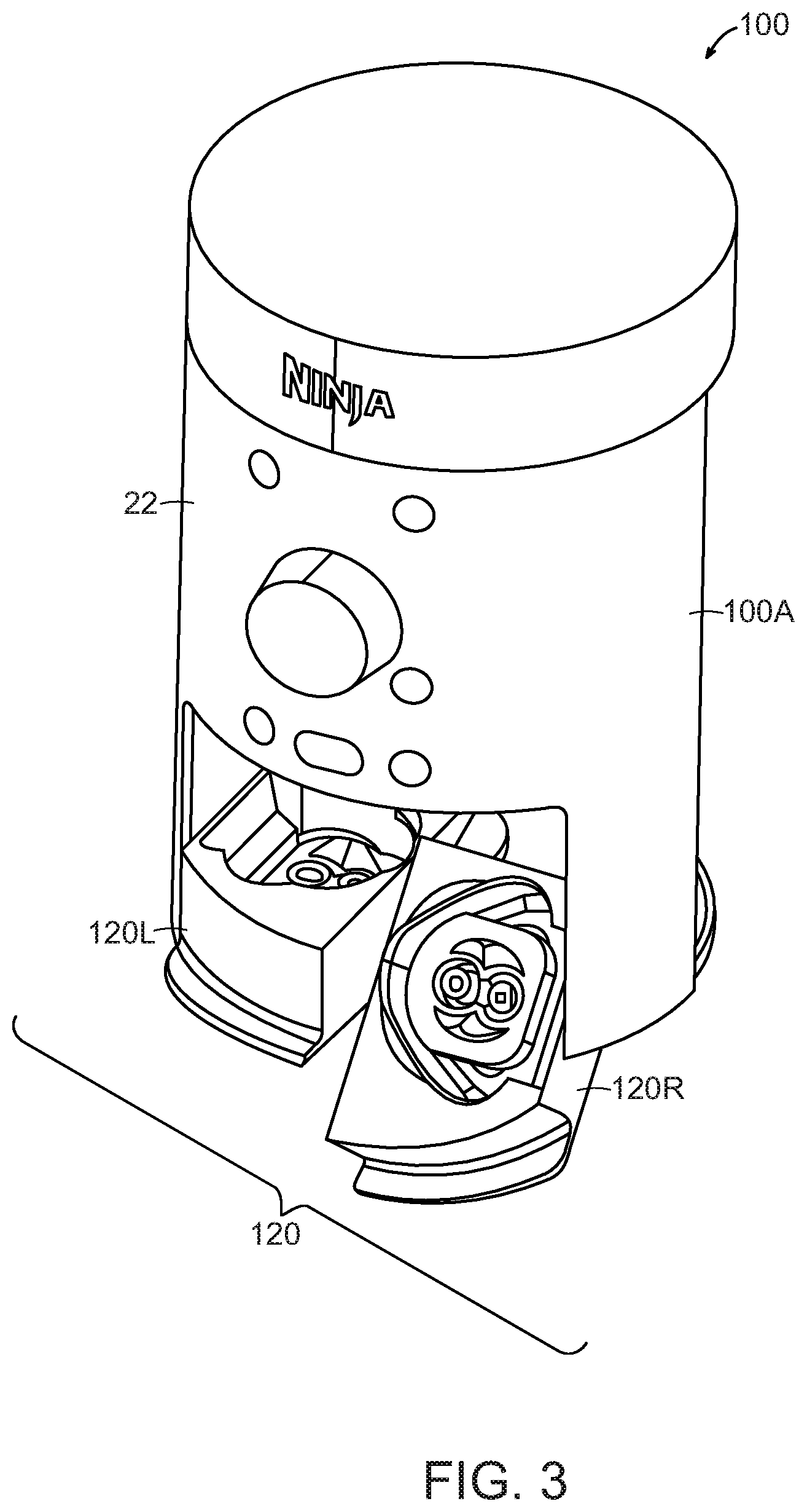 Patent US12103840 Figure 3 – Ingredient container with sealing valve