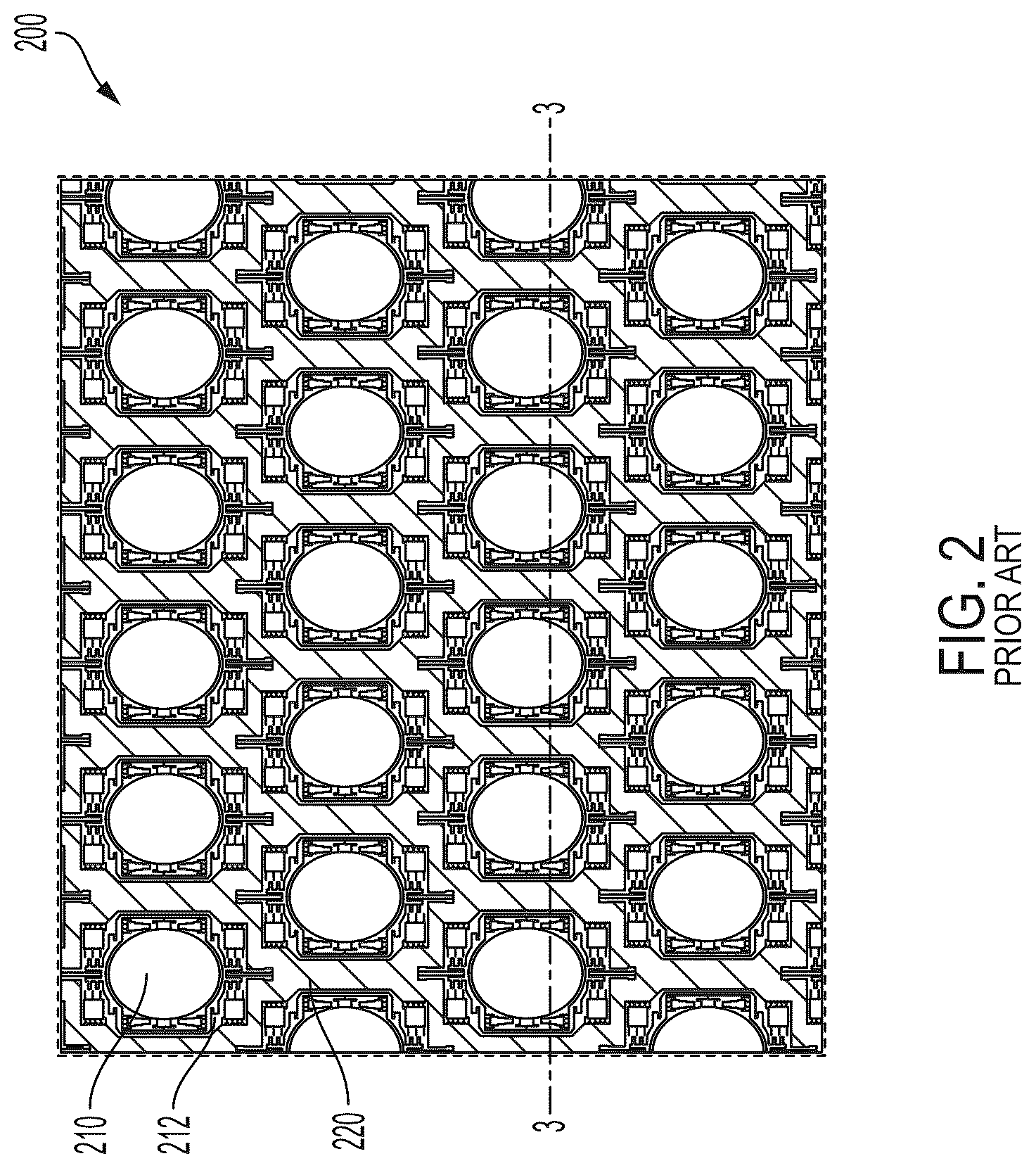 Patent US12103843 Figure 2 – MEMS mirror arrays with reduced crosstalk