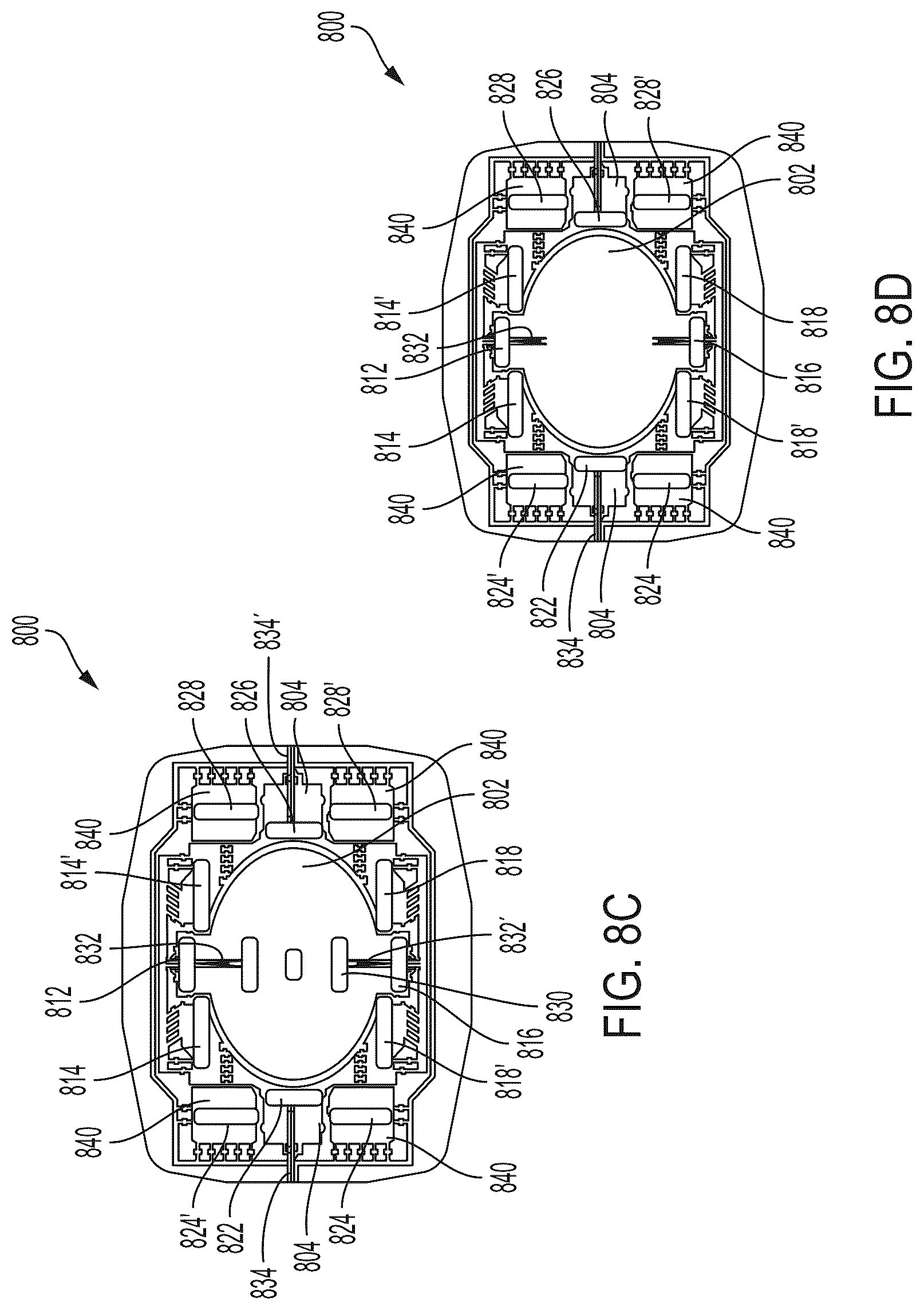 Patent US12103843 Figure 9 – MEMS mirror arrays with reduced crosstalk