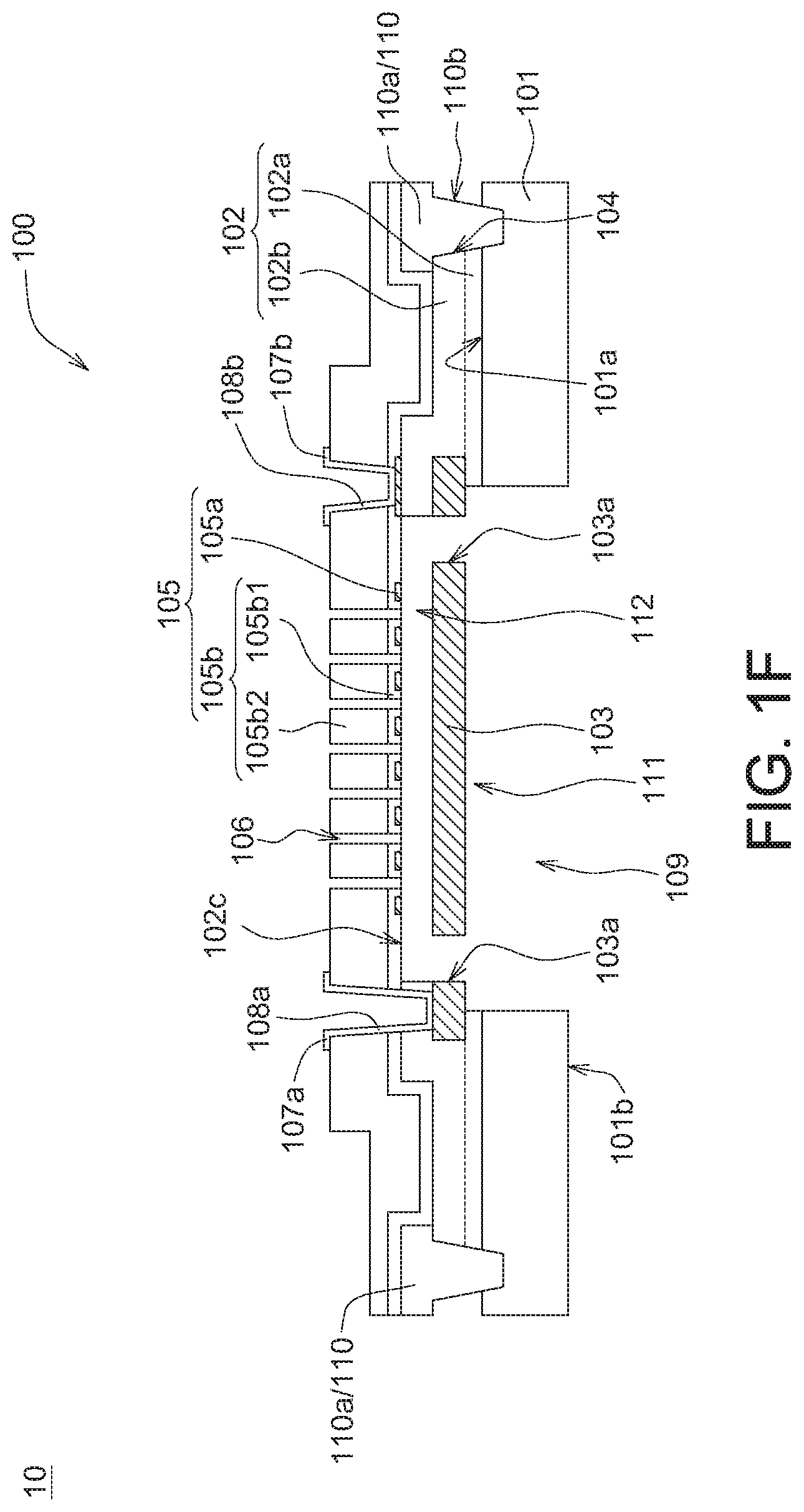 Patent US12103845 Figure 4 – Micro-electromechanical system and method for fabricating MEMS having protection wall