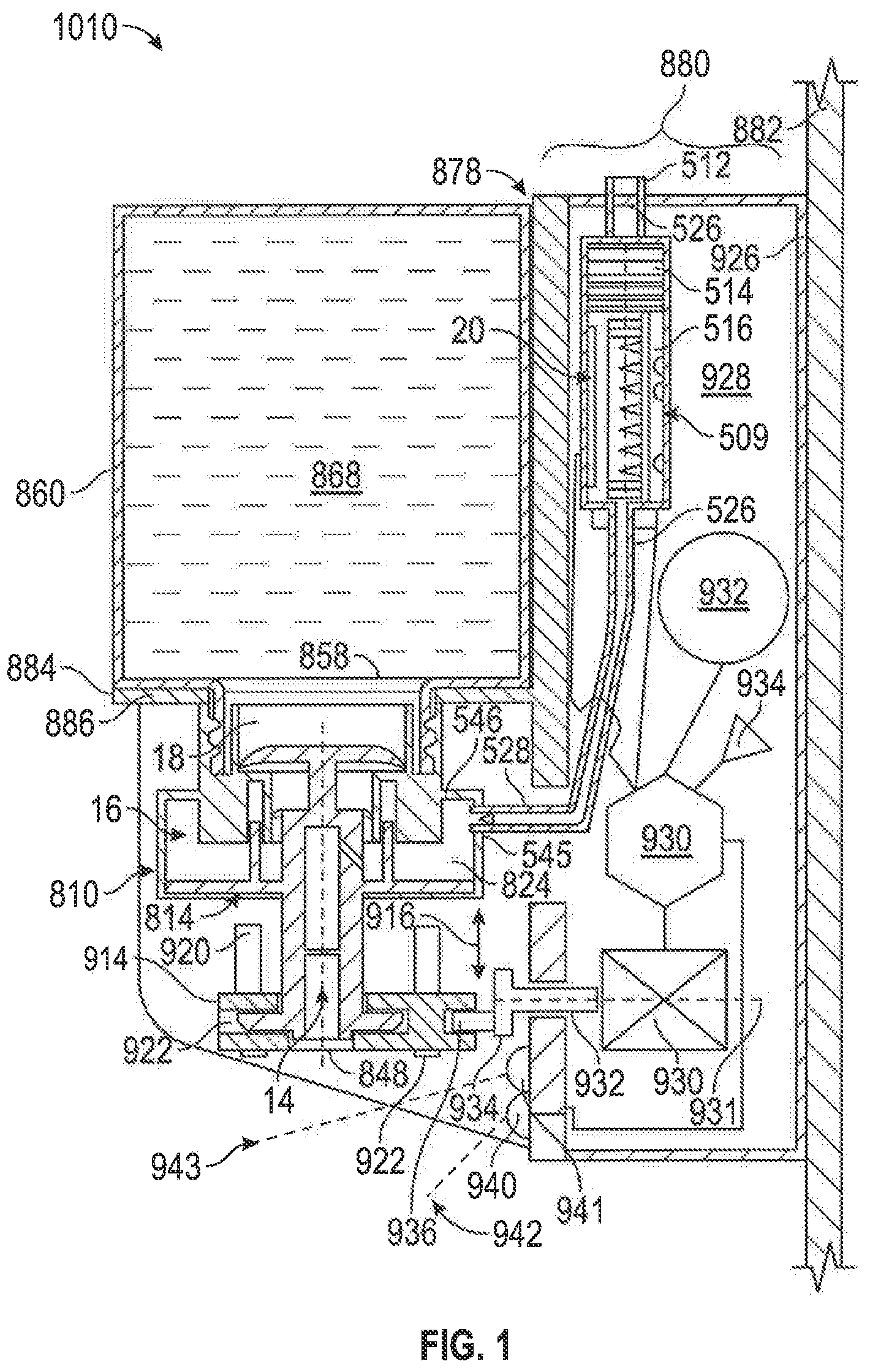 Patent US12103847 Figure 1 – Ozone generator with sensor