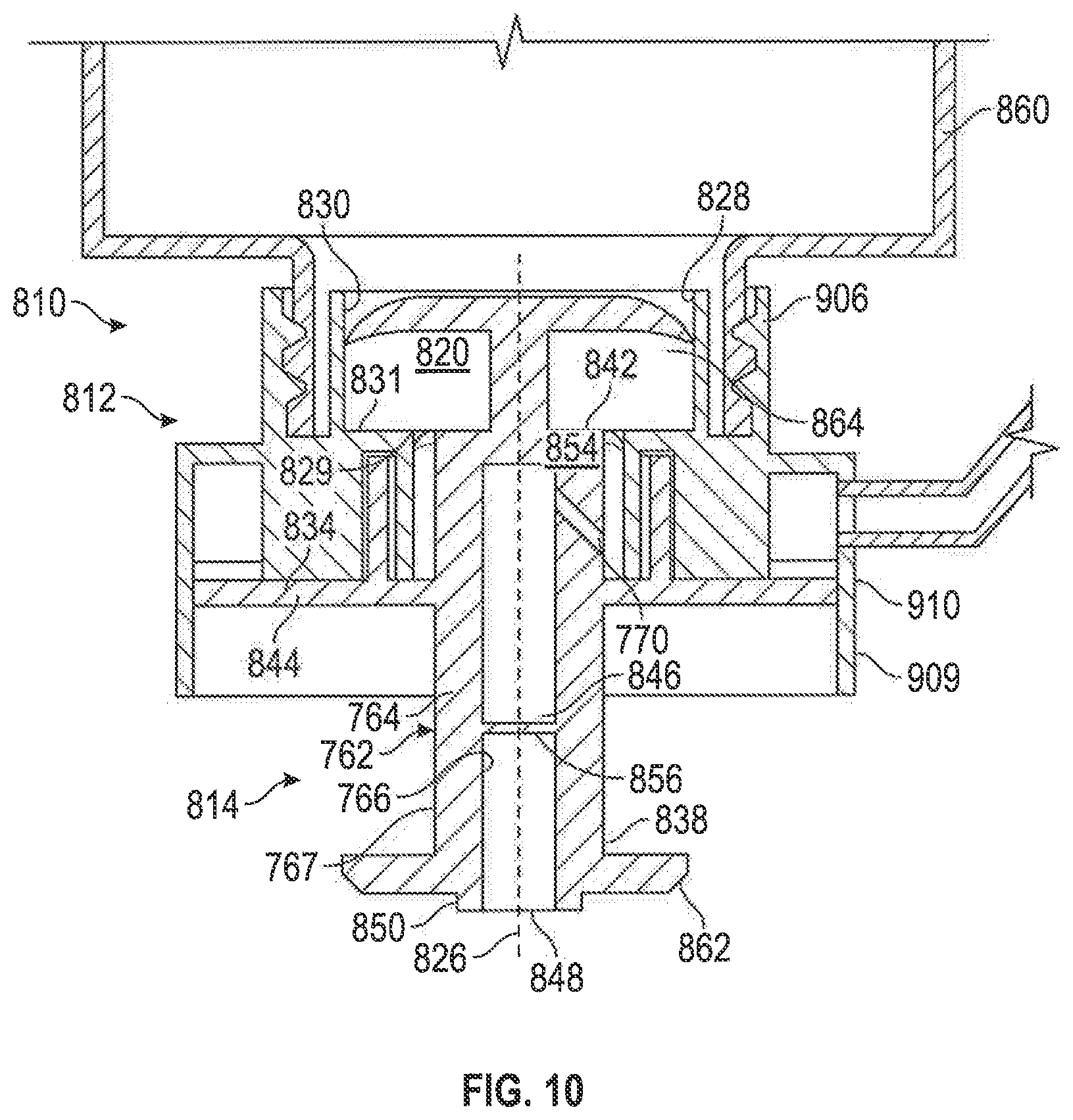 Patent US12103847 Figure 10 – Ozone generator with sensor