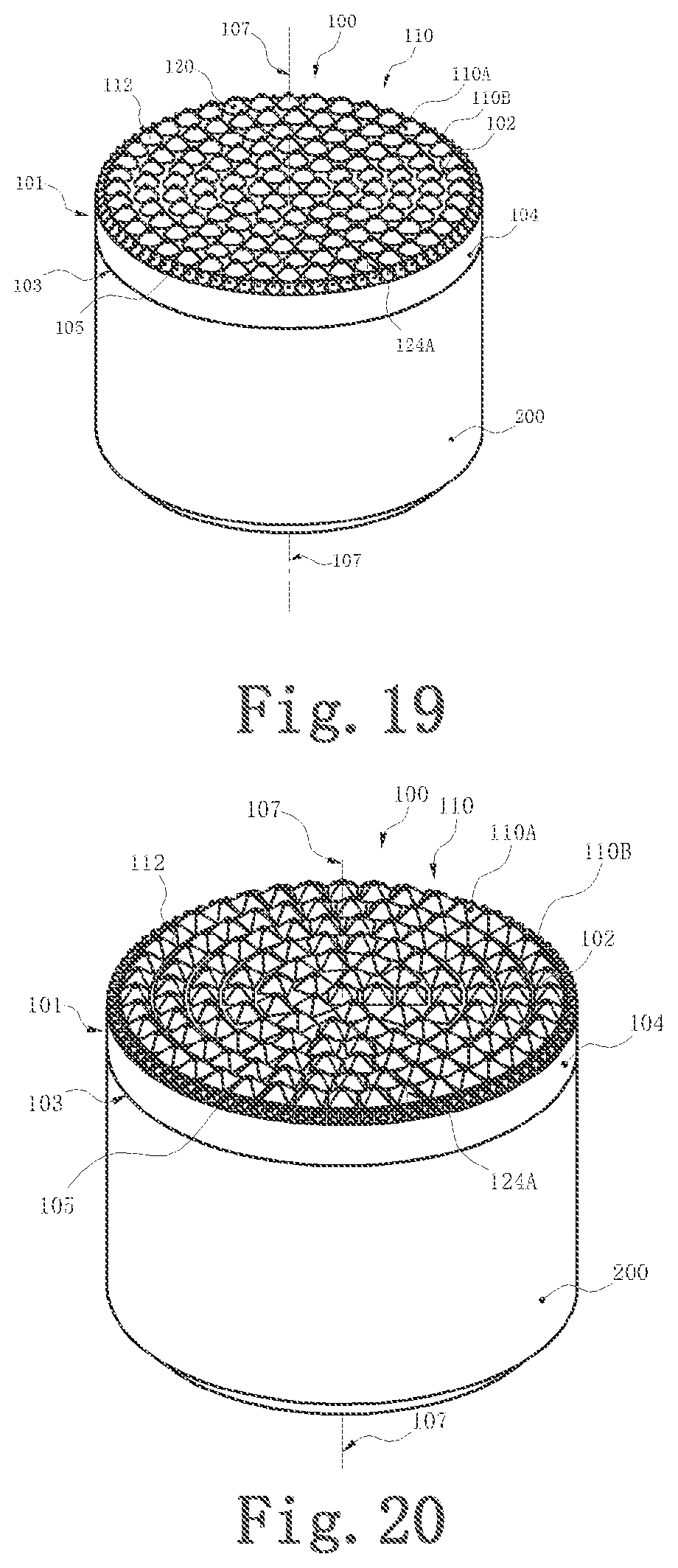 Patent US12103853 Figure 10 – Polycrystalline diamond compact table with polycrystalline diamond extensions therefrom