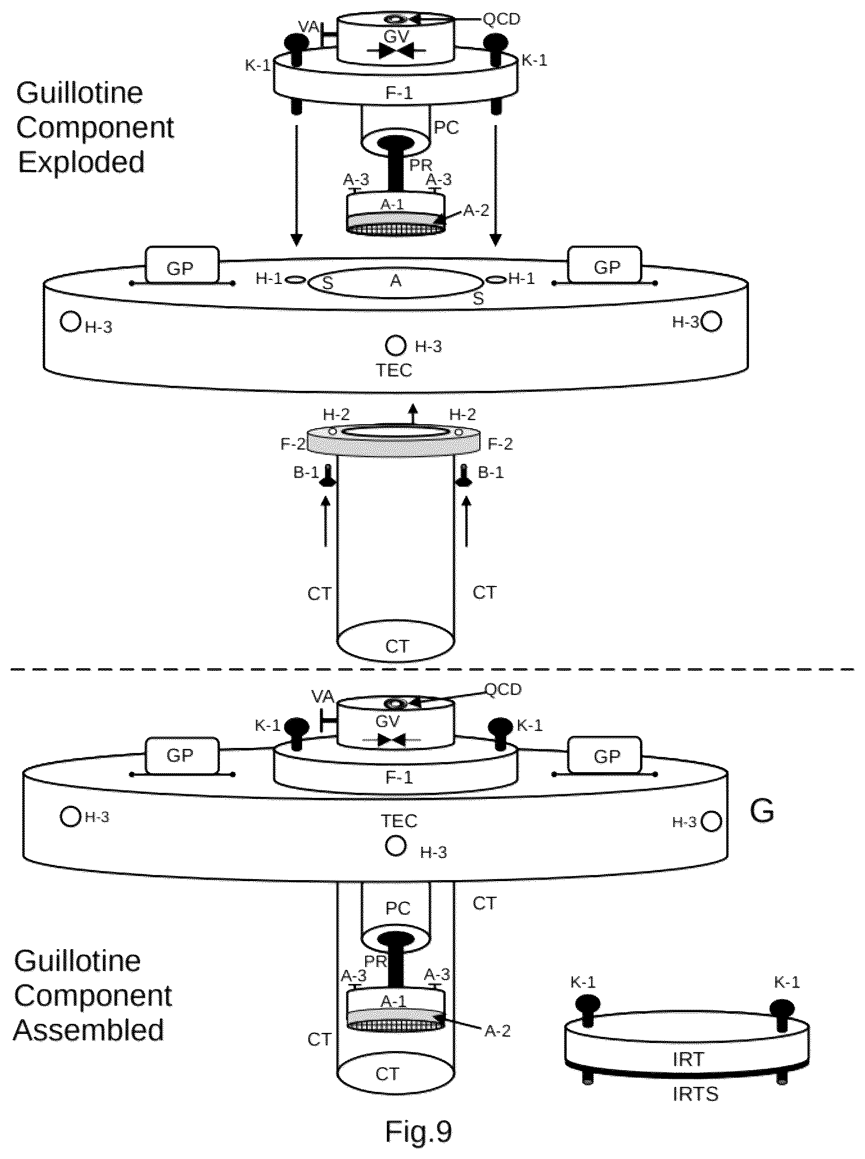 Patent US12103854 Figure 9 – System and method for the fabrication of nanodiamond particles