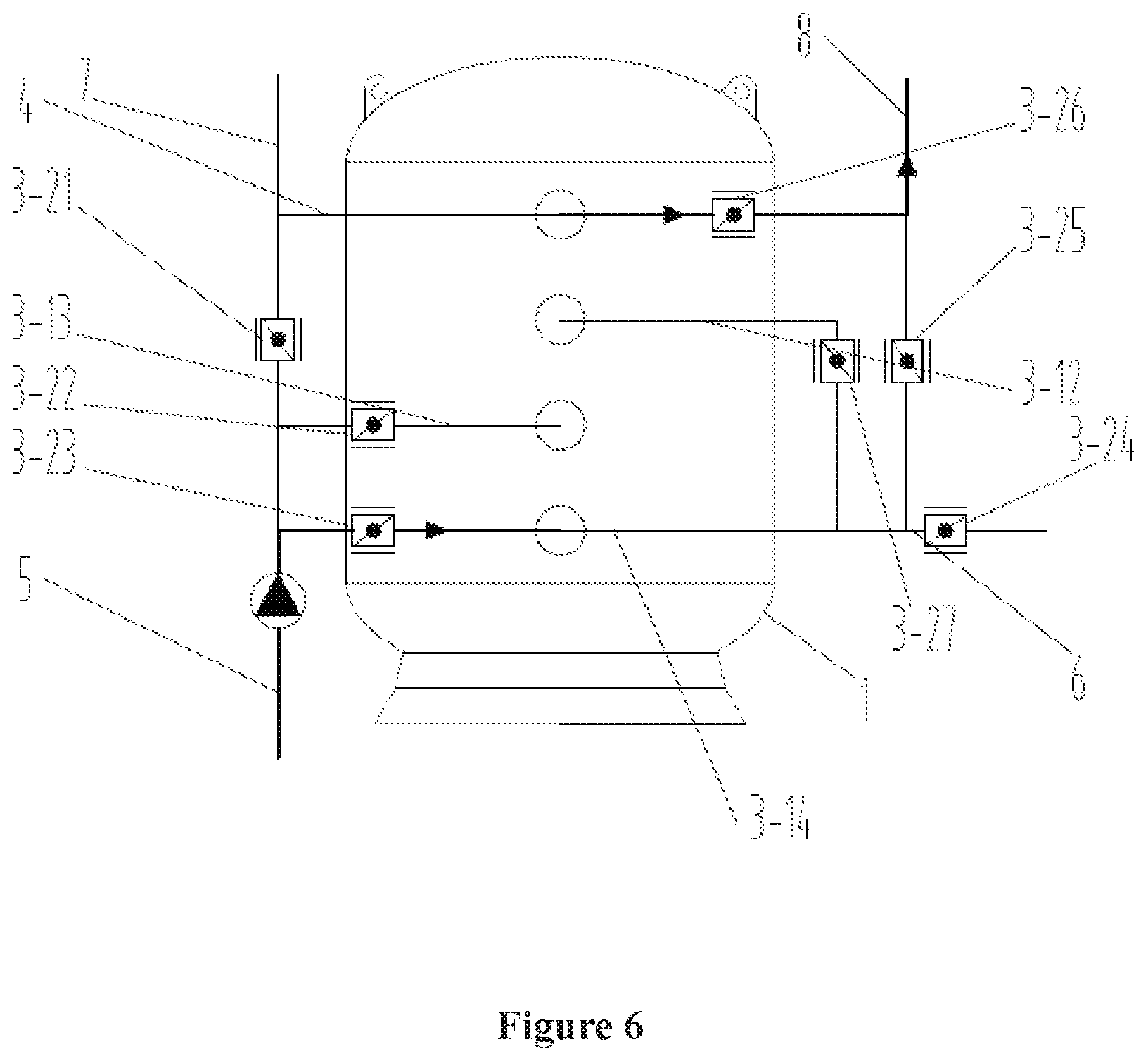 Patent US12103863 Figure 6 – Particulate filtering device with a multi-layer water distribution and collection structure and method for using the same