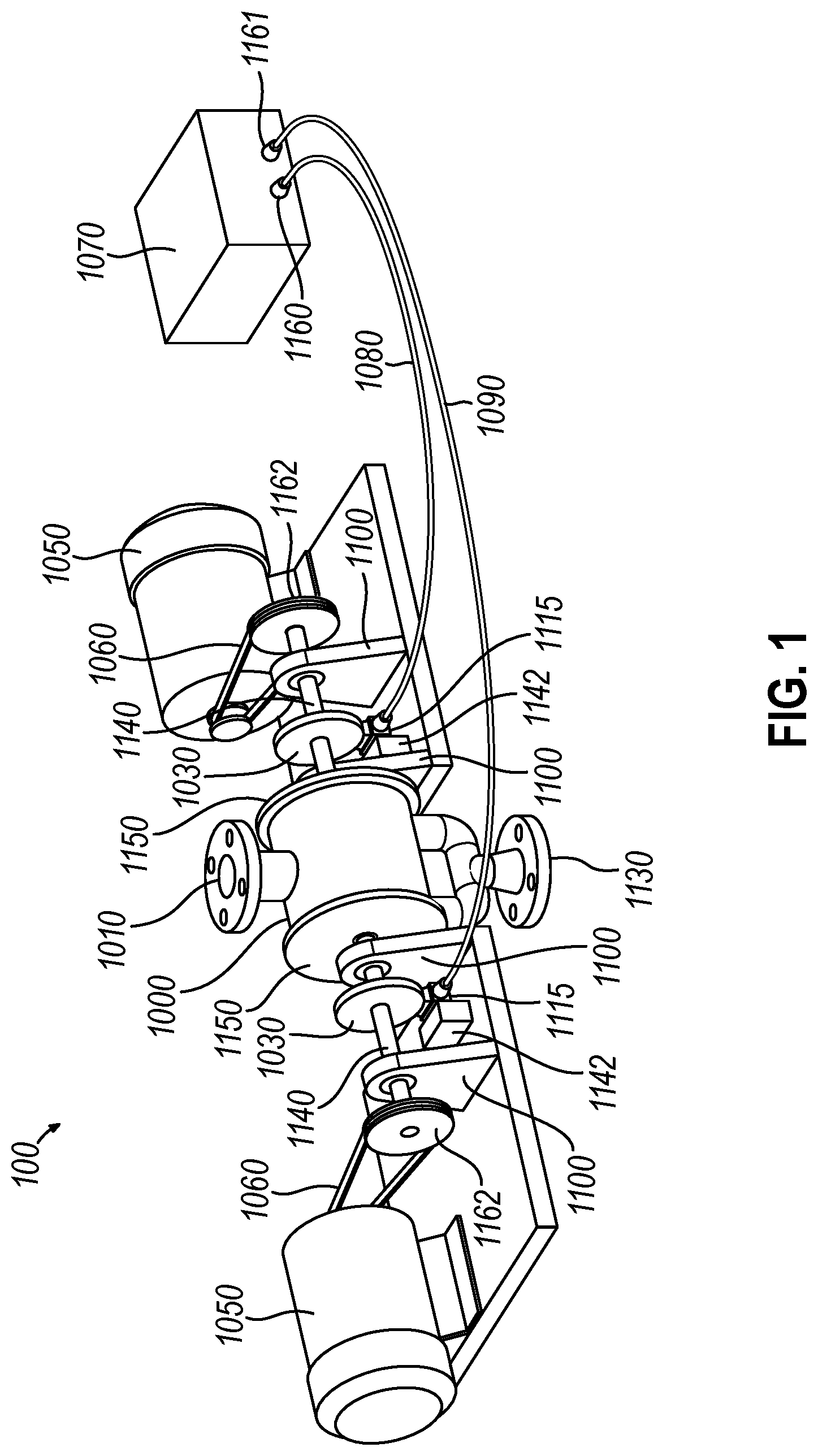 Patent US12103868 Figure 1 – Process and apparatus for multi-phase reaction processing of liquids