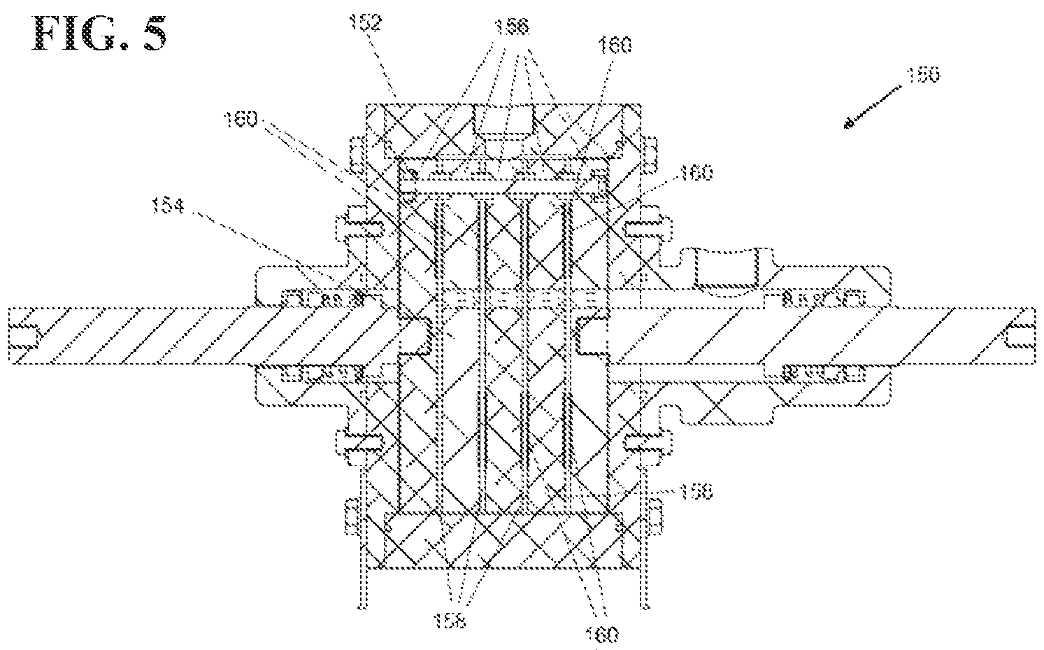 Patent US12103870 Figure 5 – Rotational electro-oxidation reactor with improved boundary-layer diffusion