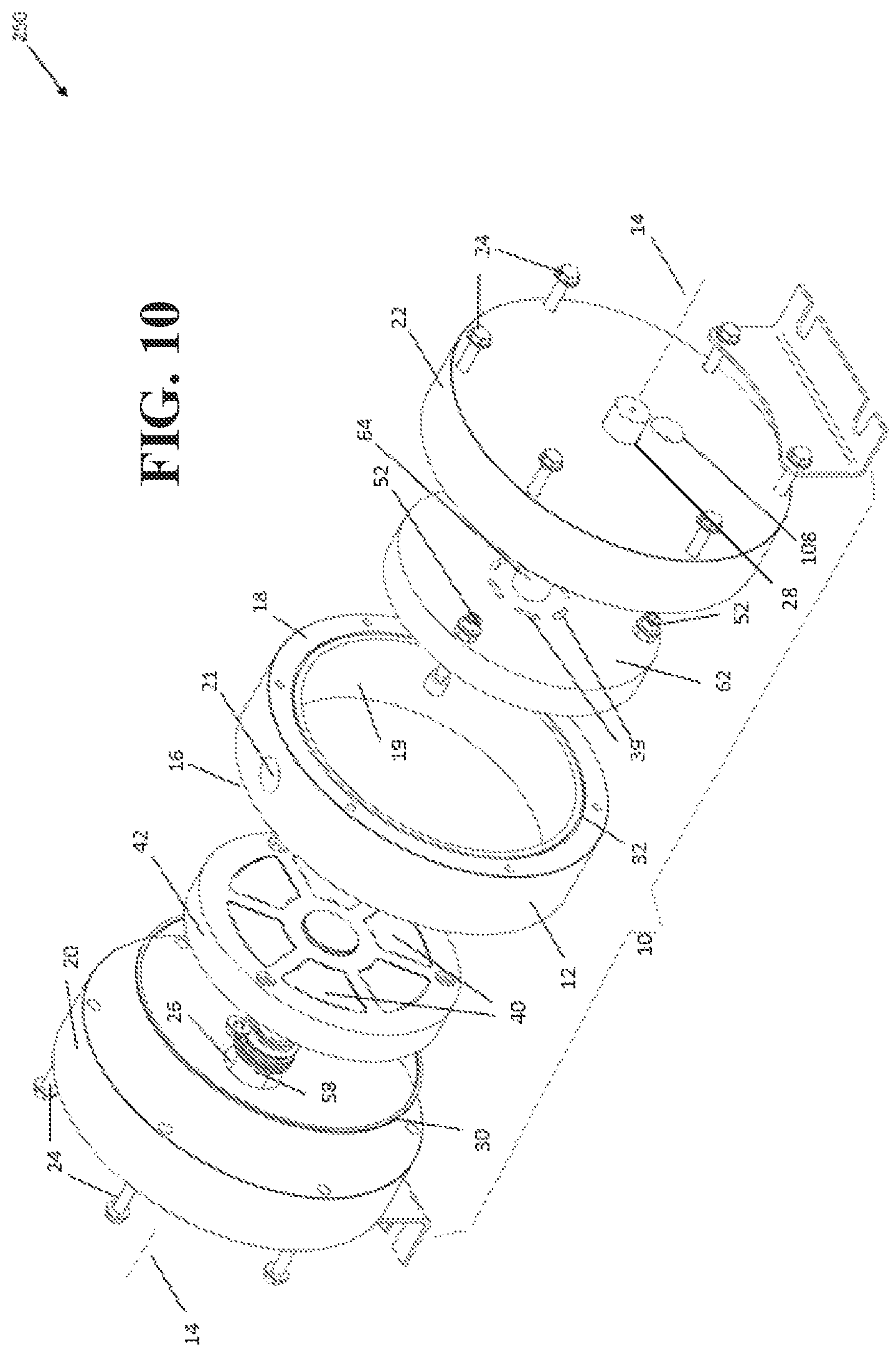 Patent US12103870 Figure 10 – Rotational electro-oxidation reactor with improved boundary-layer diffusion