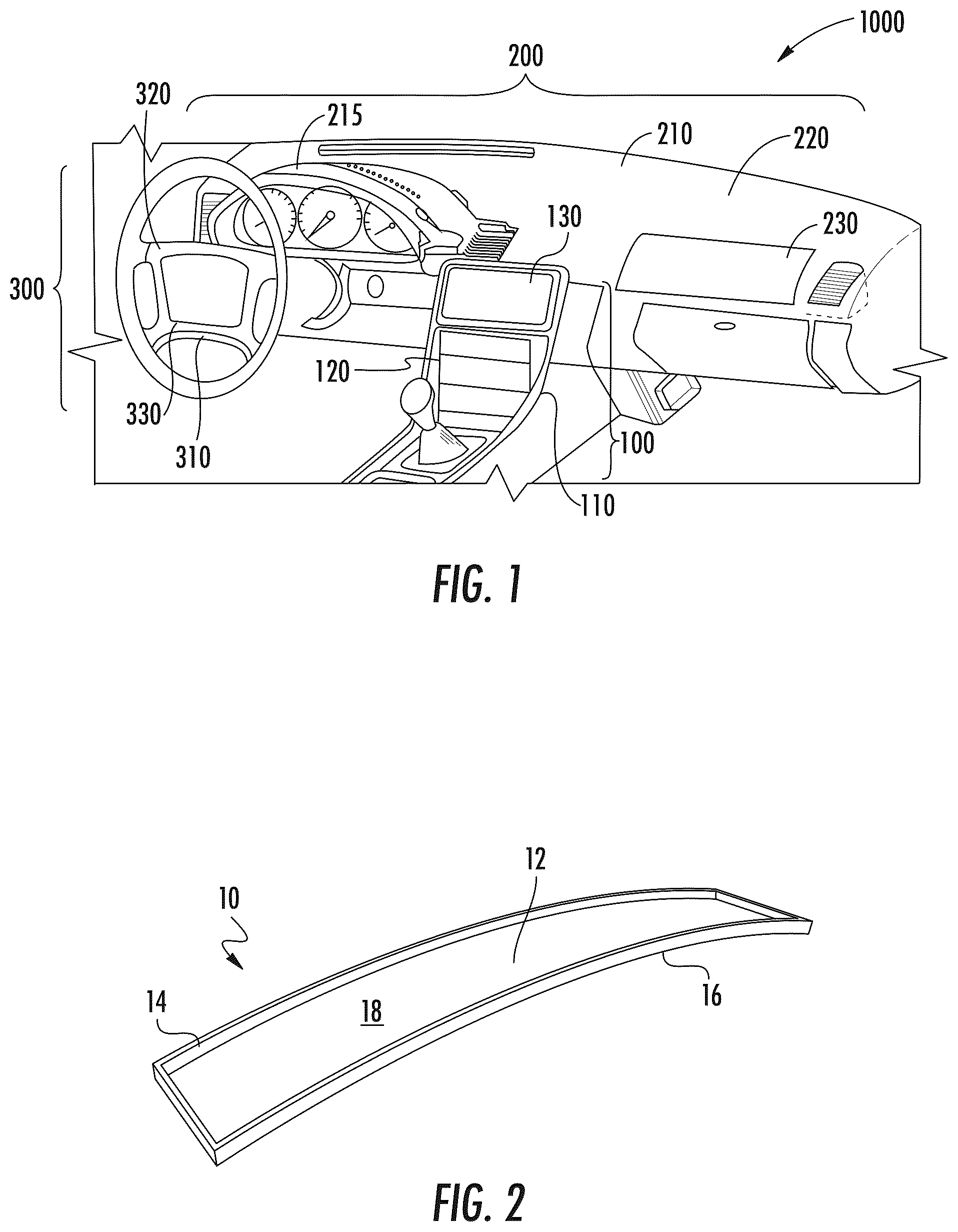 Patent US12103884 — Vacuum chuck having elongate grooves and method of cold-forming curved glass articles using same — Figure 1