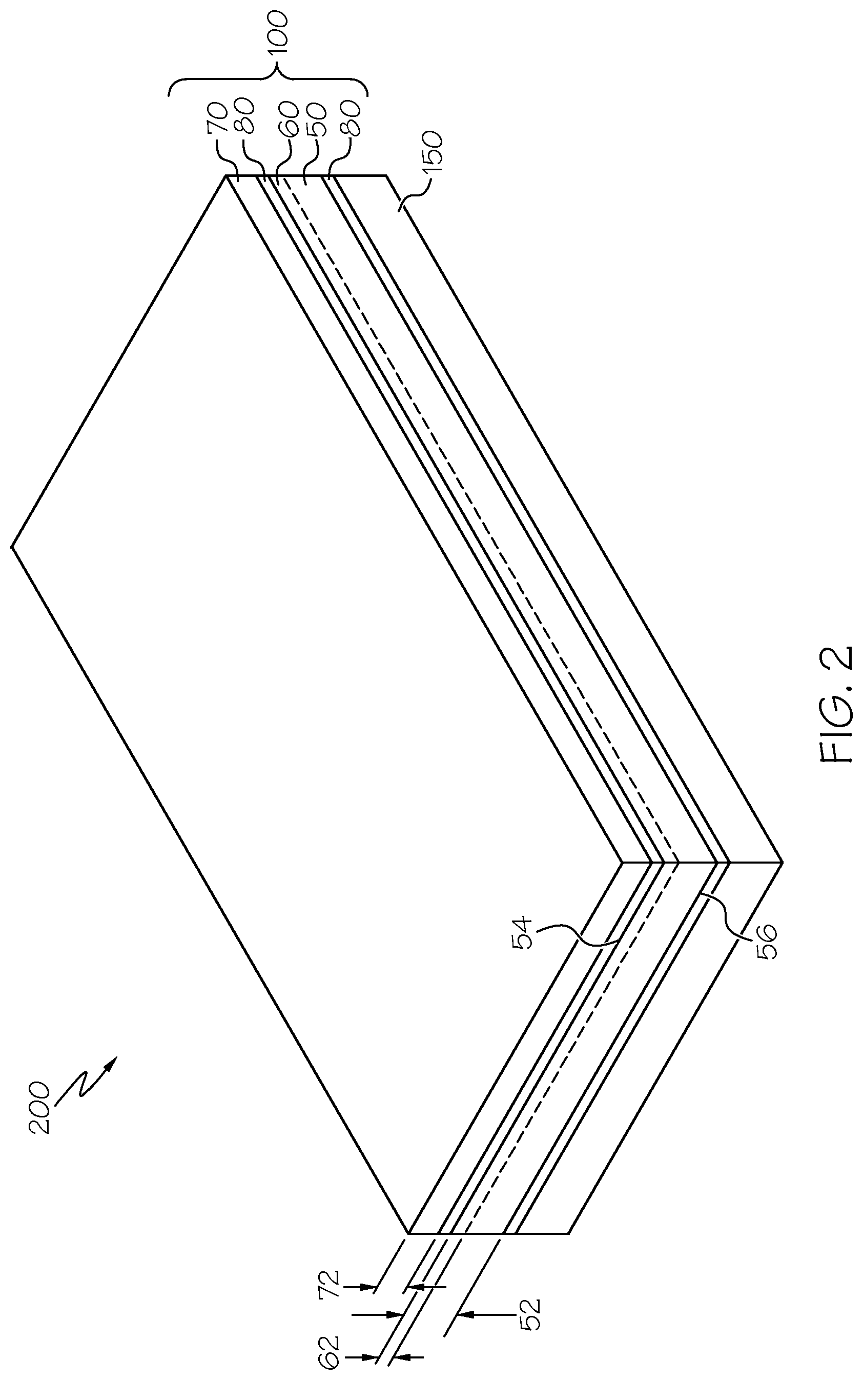 Patent US12103885 Figure 2 – Enhanced strength of glass by combining redraw and chemical thinning processes