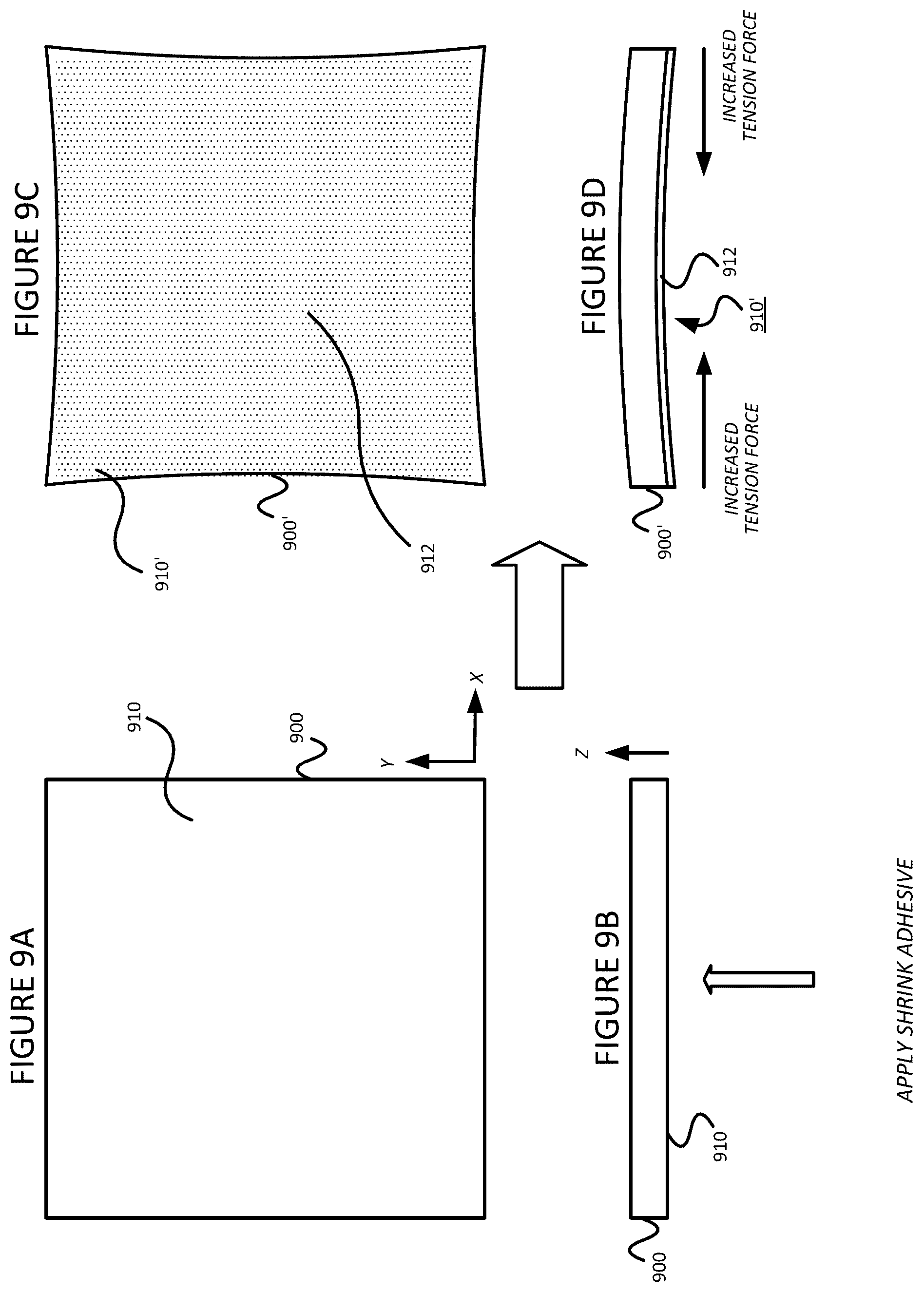 Patent US12103891 Figure 9 – Non abrasive, thin glass shaping methods, systems for performing such methods, and thin glass produced by such methods