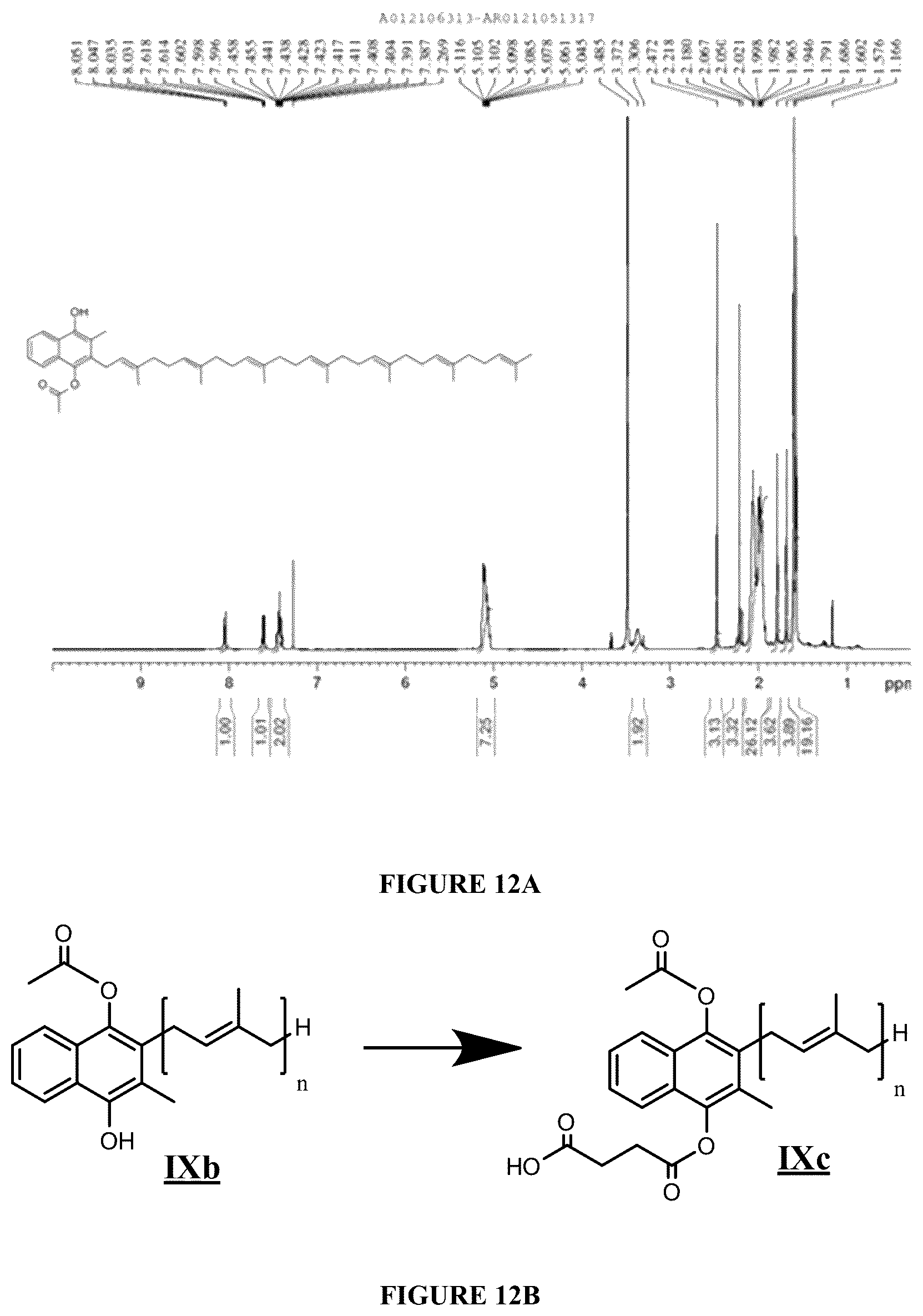 Patent US12103914 Figure 12 – Compositions of biologically active menaquinol derivatives and methods of treatment