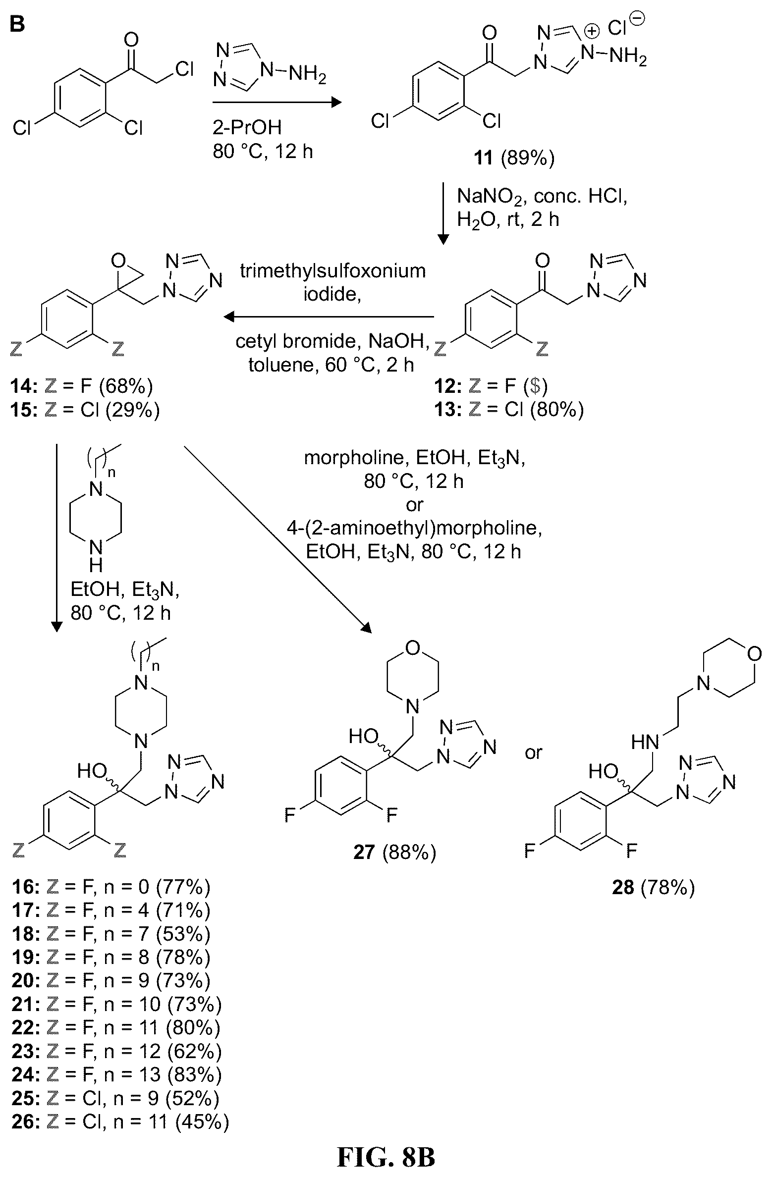 Patent US12103916 Figure 10 – Antifungal compounds