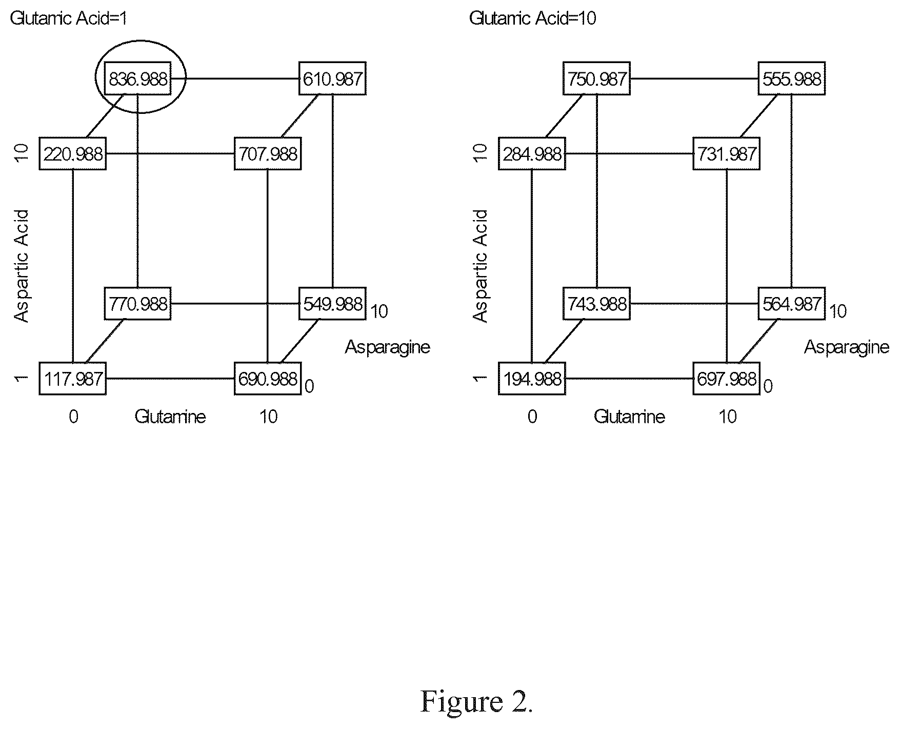 Patent US12103975 Figure 2 – Production of proteins in glutamine-free cell culture media